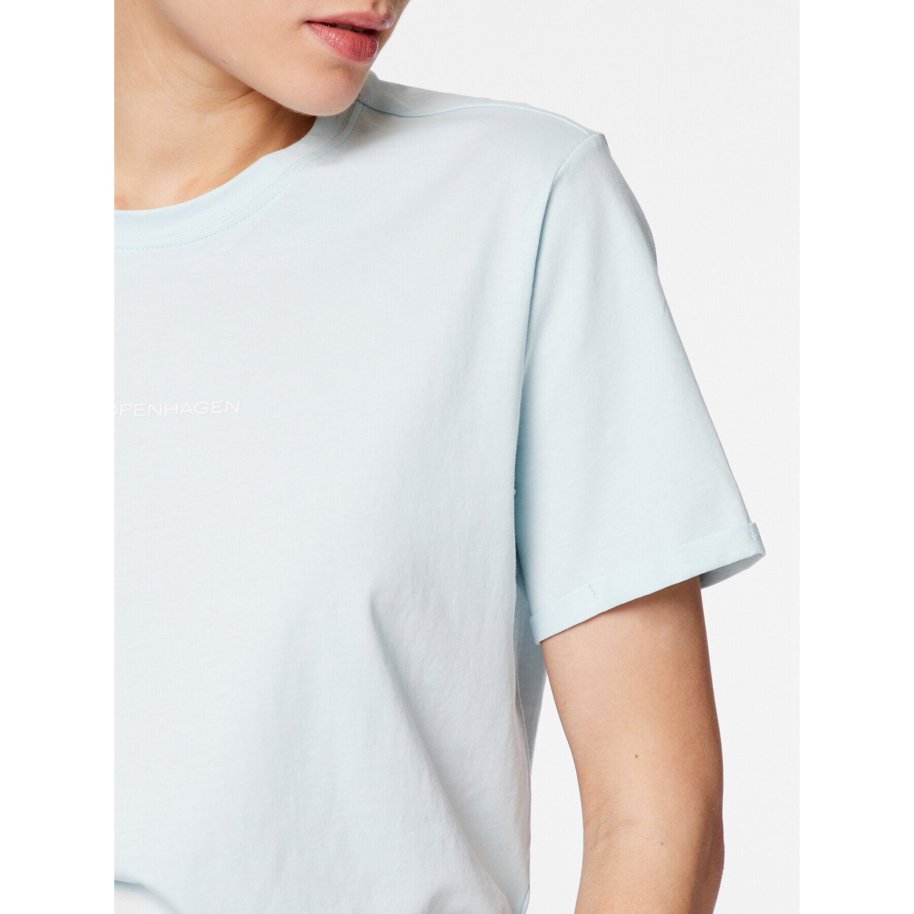 Moss Copenhagen Тишърт Terina 17595 Син Regular Fit - Pepit.bg