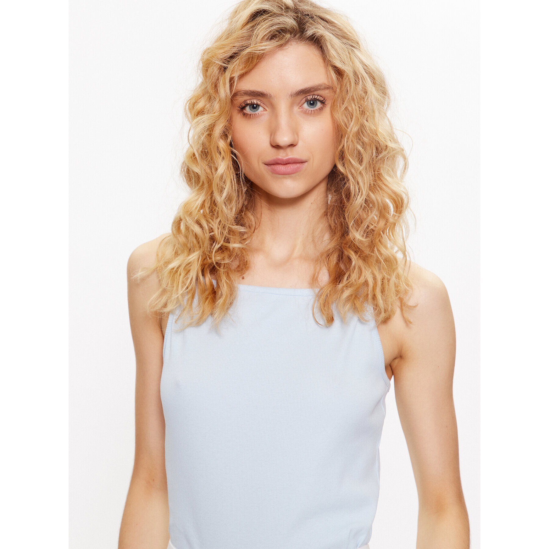 Moss Copenhagen топ 17507 Син Basic Fit - Pepit.bg