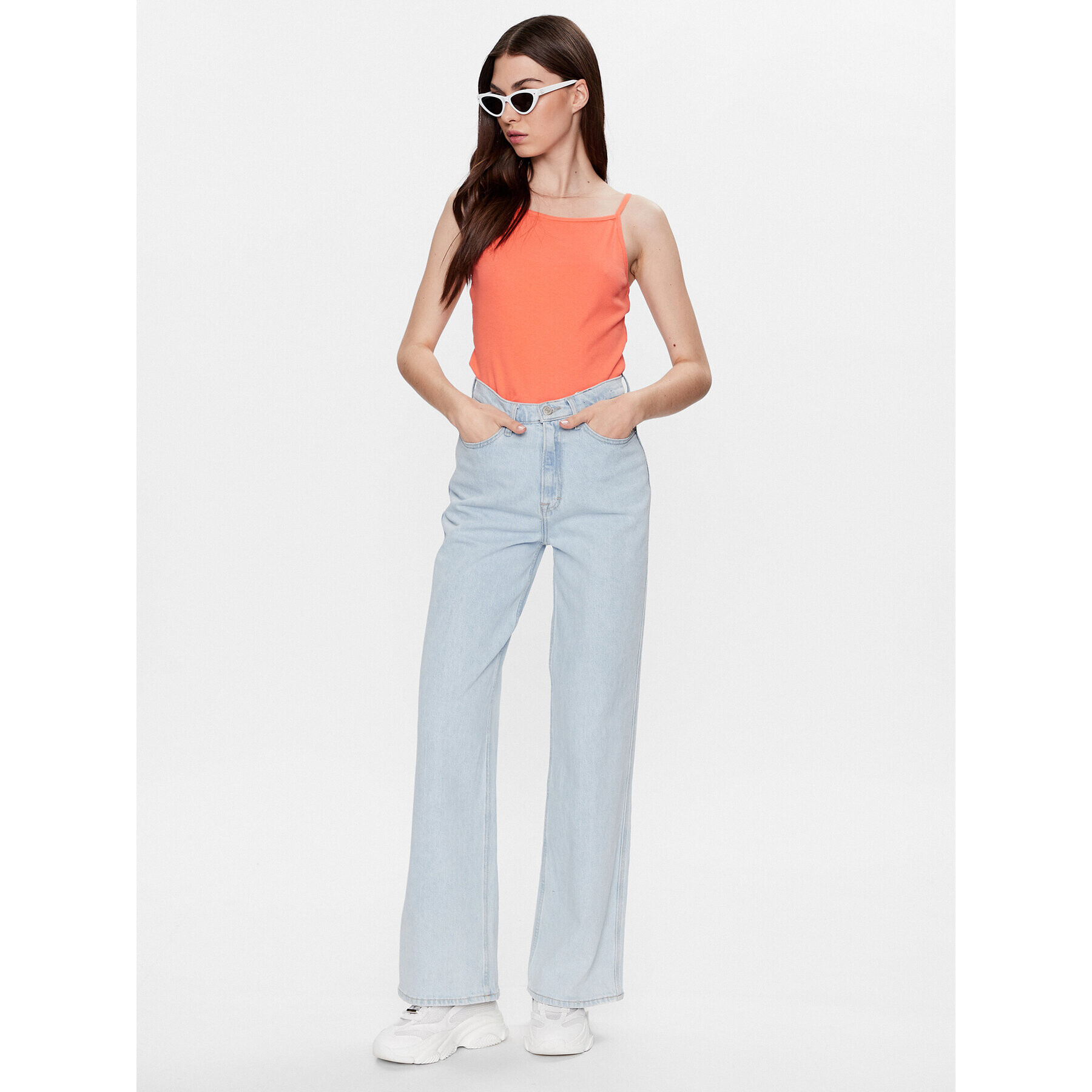 Moss Copenhagen топ 17514 Оранжев Basic Fit - Pepit.bg