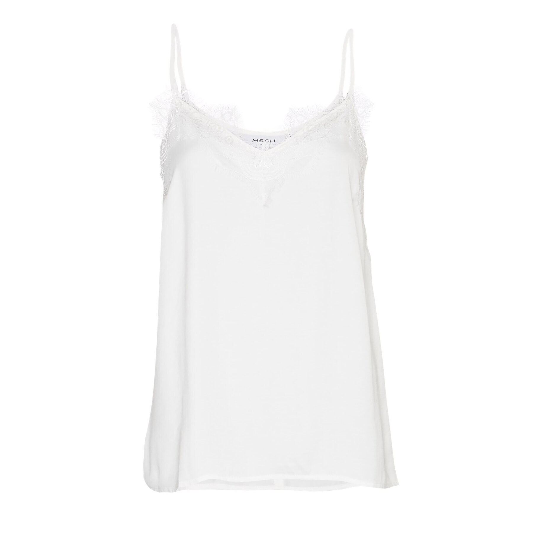 Moss Copenhagen топ Maluca 17075 Бял Regular Fit - Pepit.bg
