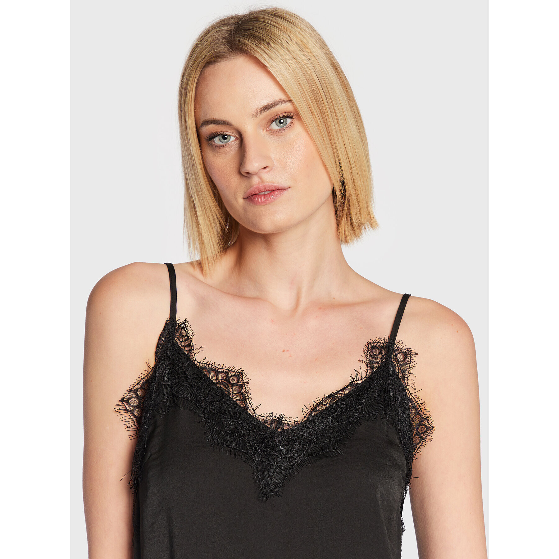 Moss Copenhagen топ Maluca 17075 Черен Regular Fit - Pepit.bg