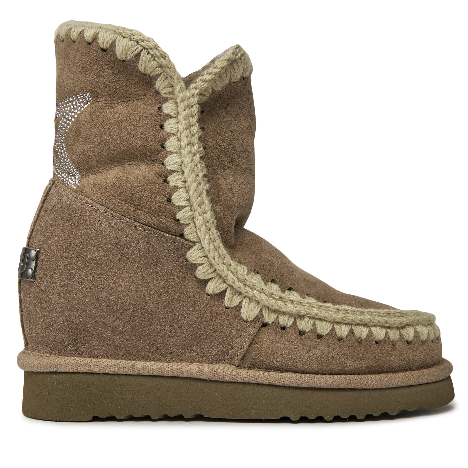 Mou Апрески Inner Wedge FW121049A Черен - Pepit.bg