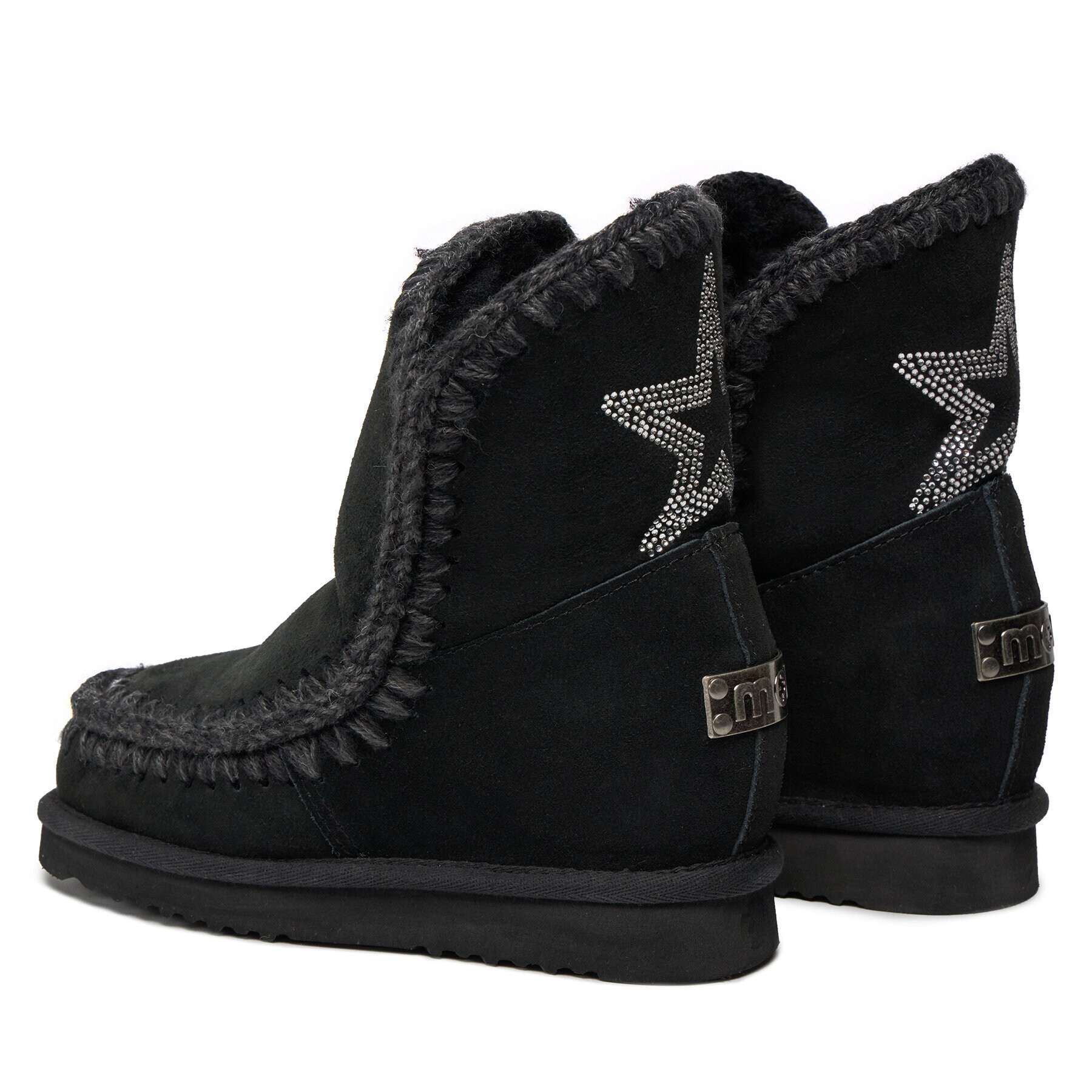 Mou Апрески Inner Wedge FW121049A Черен - Pepit.bg