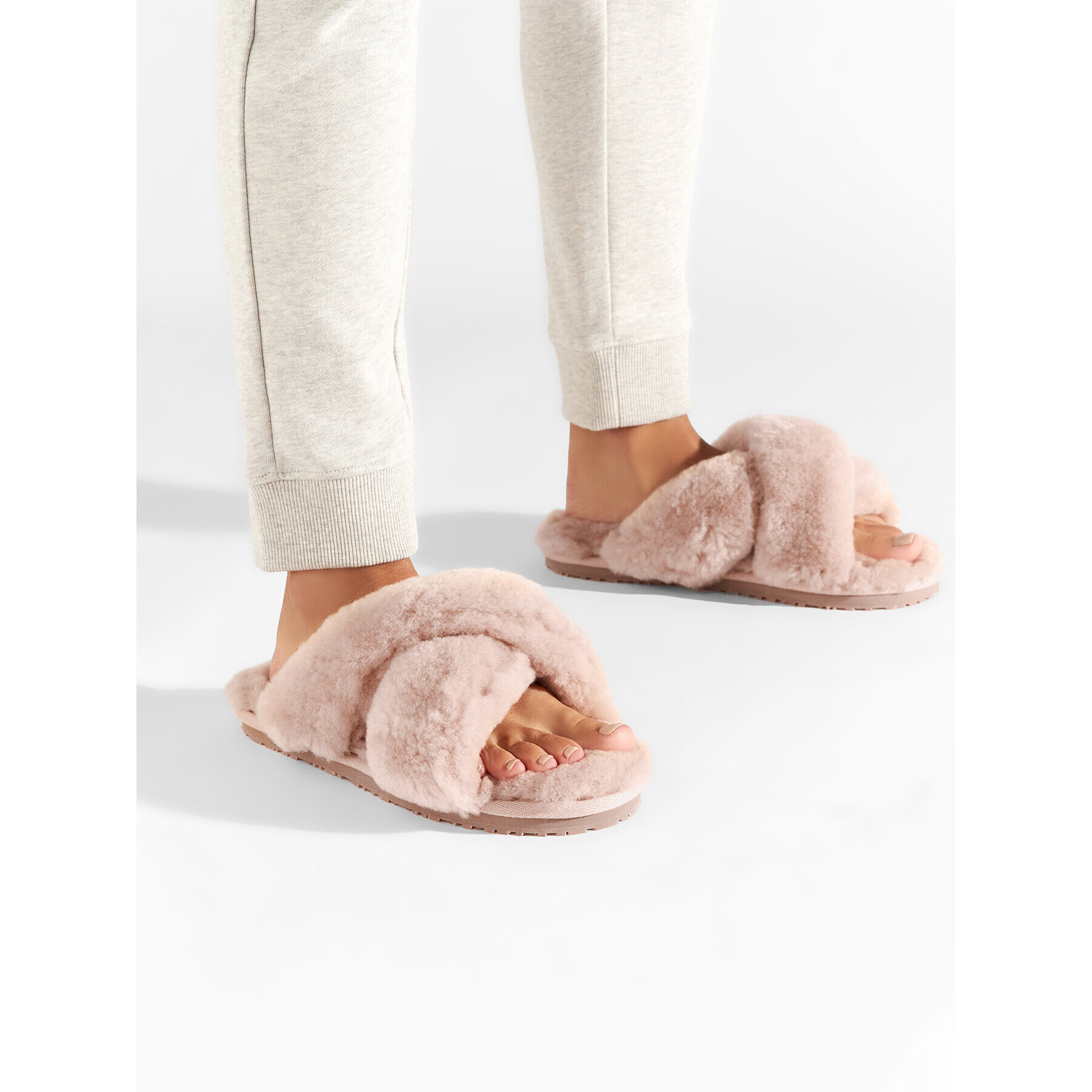 Mou Чехли Criss FW161005L Бежов - Pepit.bg
