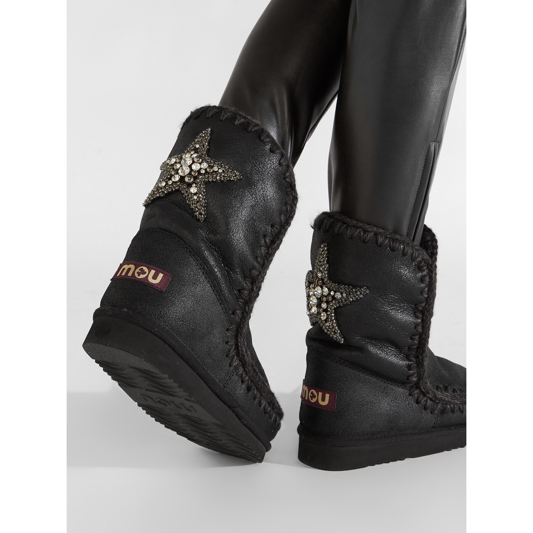 Mou Обувки Eskimo 24 FW101046B Черен - Pepit.bg