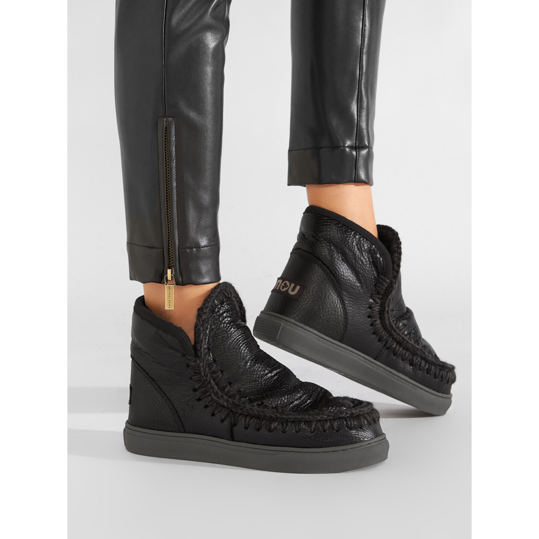 Mou Обувки Eskimo Sneaker FW111000B Черен - Pepit.bg