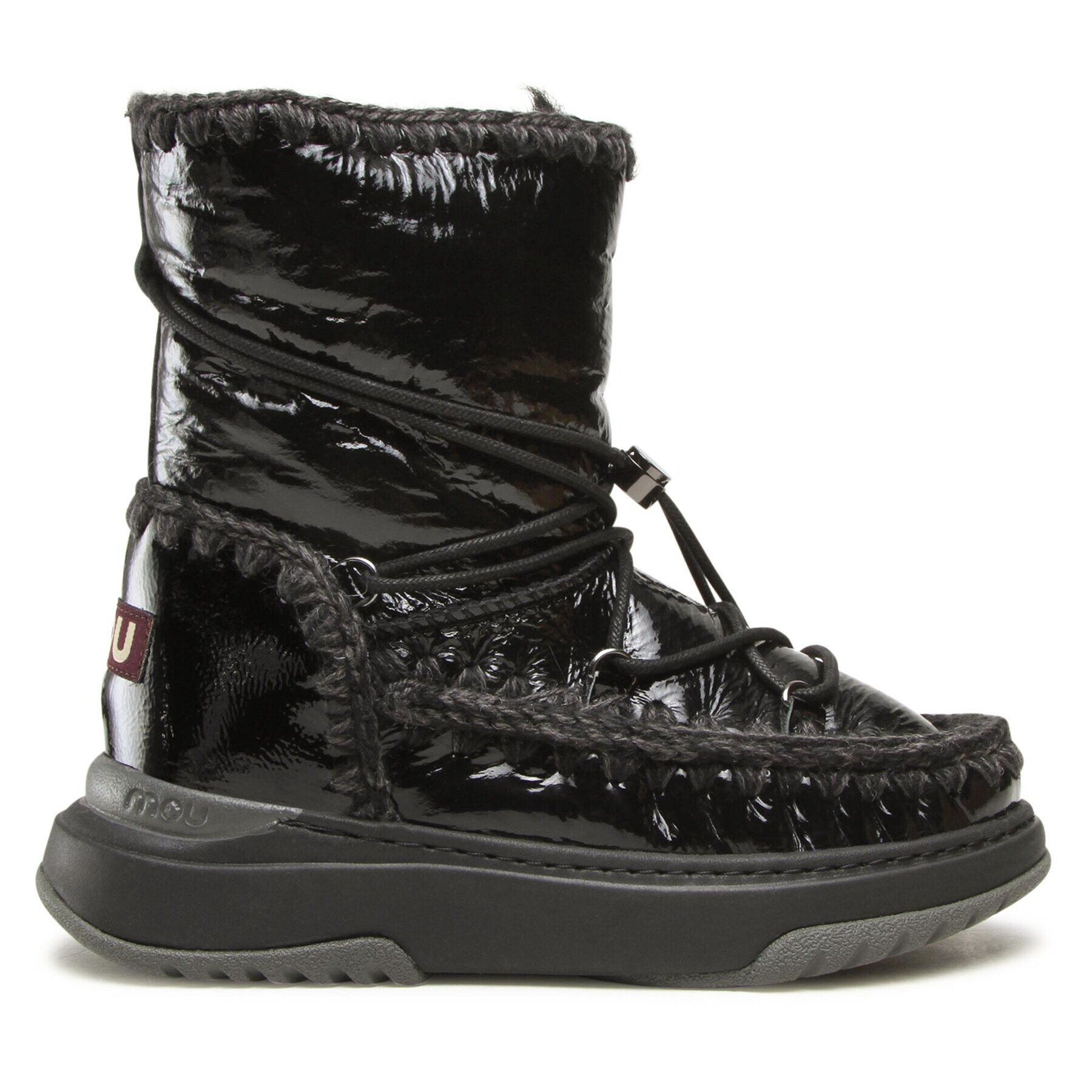 Mou Обувки Jogger Snowboot Short FW421007C Черен - Pepit.bg
