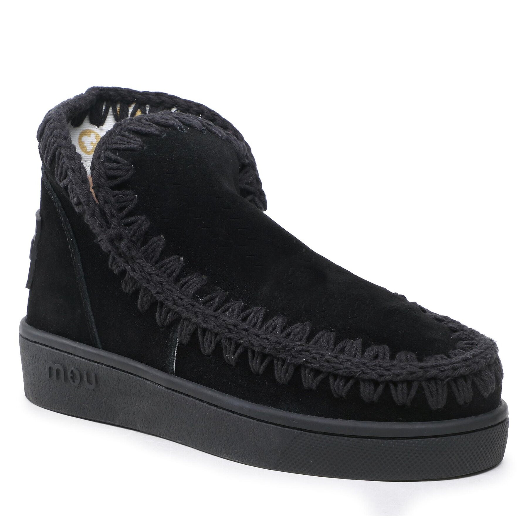Mou Обувки Sneaker Monochrome SW211021O Черен - Pepit.bg