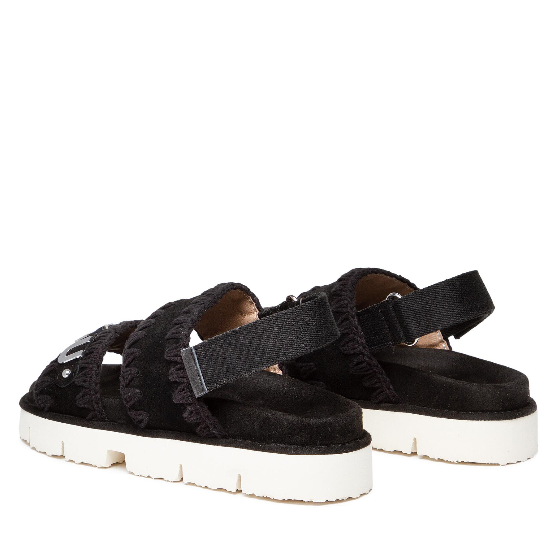 Mou Сандали New Bio Sandal SW461001A Черен - Pepit.bg