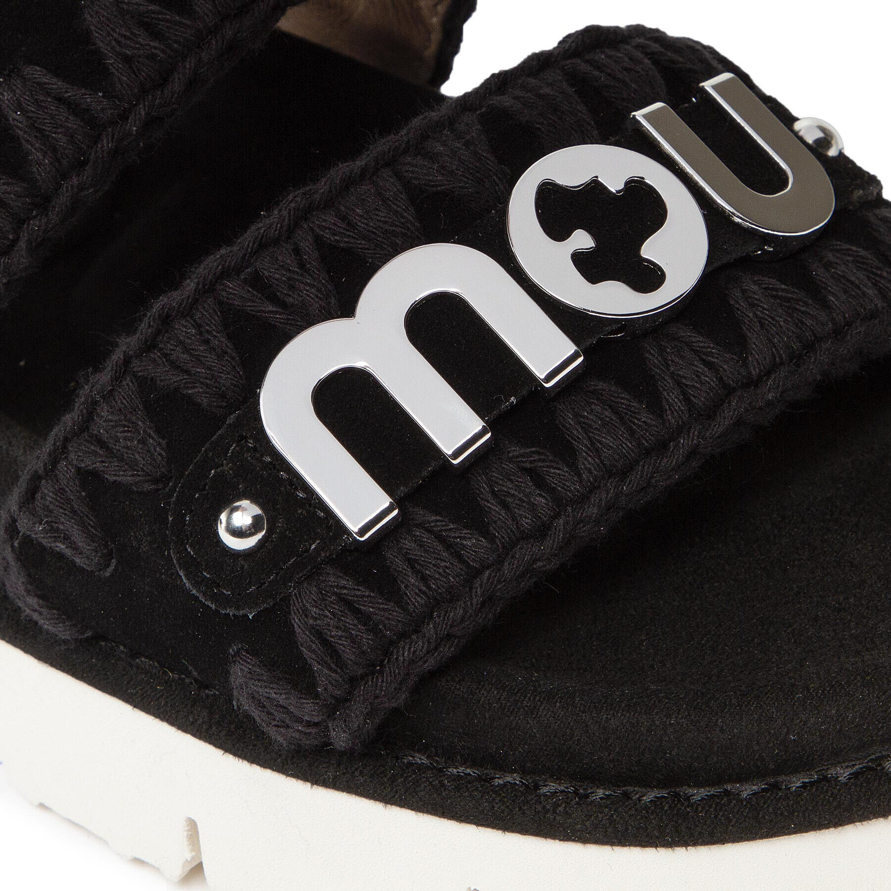 Mou Сандали New Bio Sandal SW461001A Черен - Pepit.bg