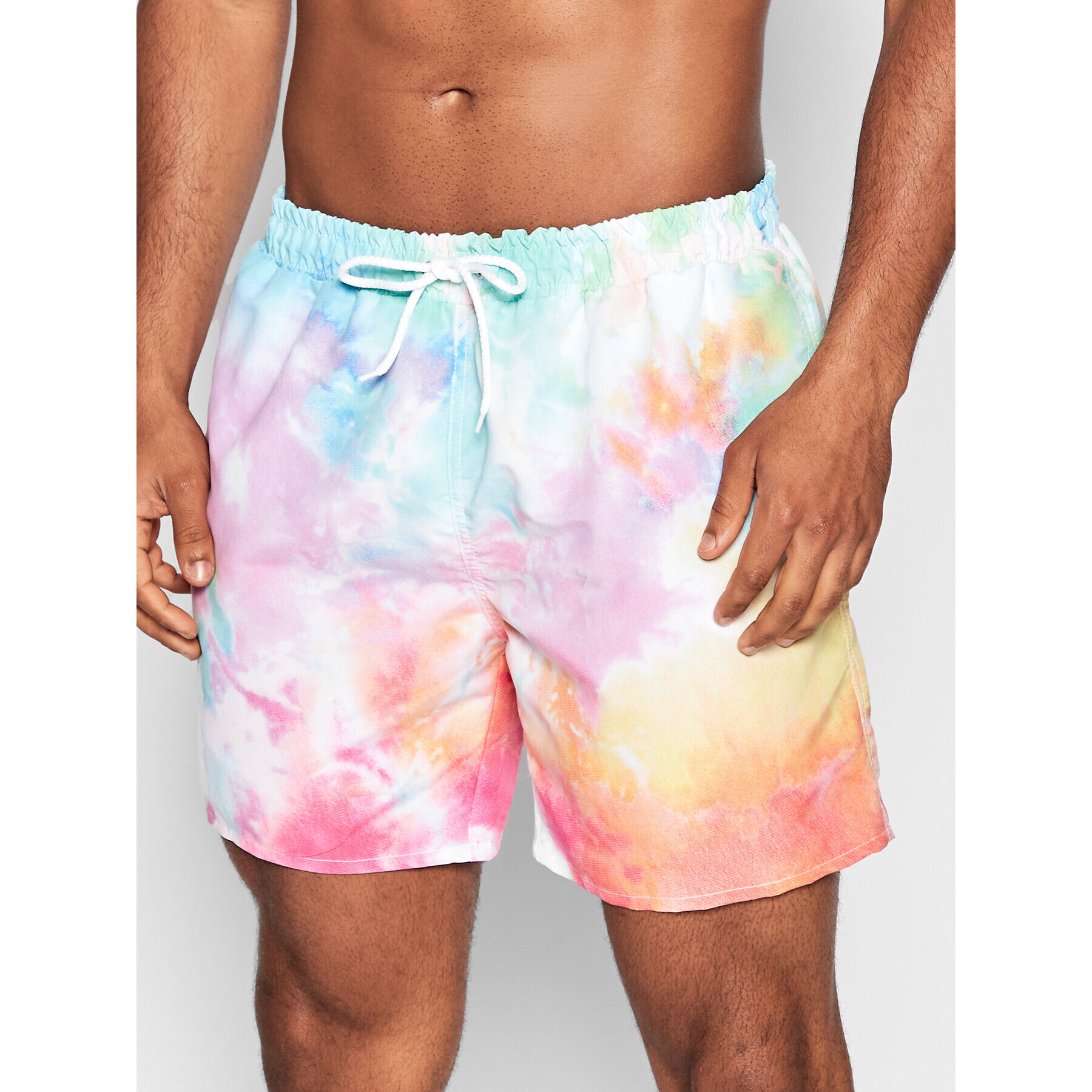 Mr. GUGU & Miss GO Плувни шорти Tie Dye Цветен Regular Fit - Pepit.bg