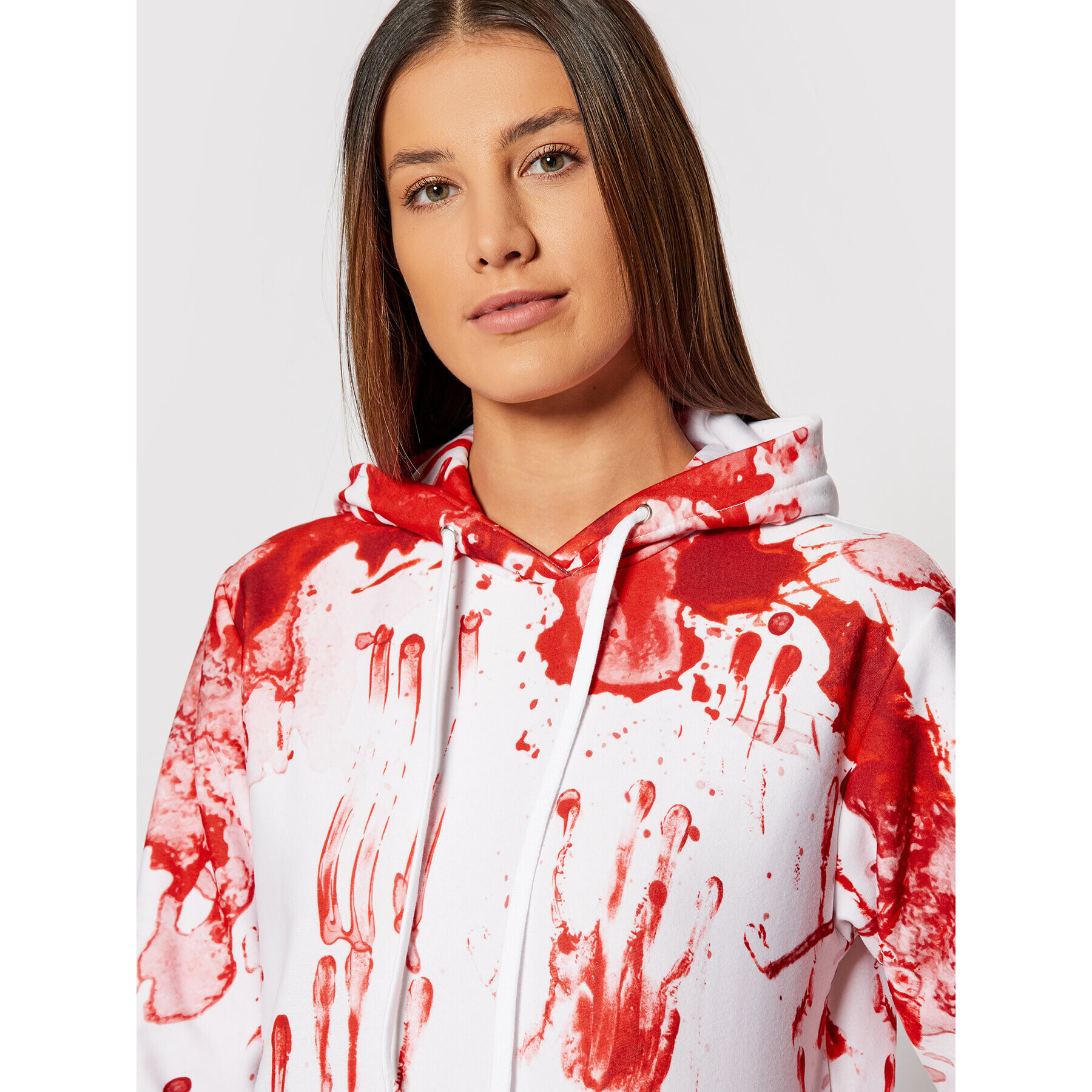 Mr. GUGU & Miss GO Суитшърт Unisex Bloody Червен Regular Fit - Pepit.bg