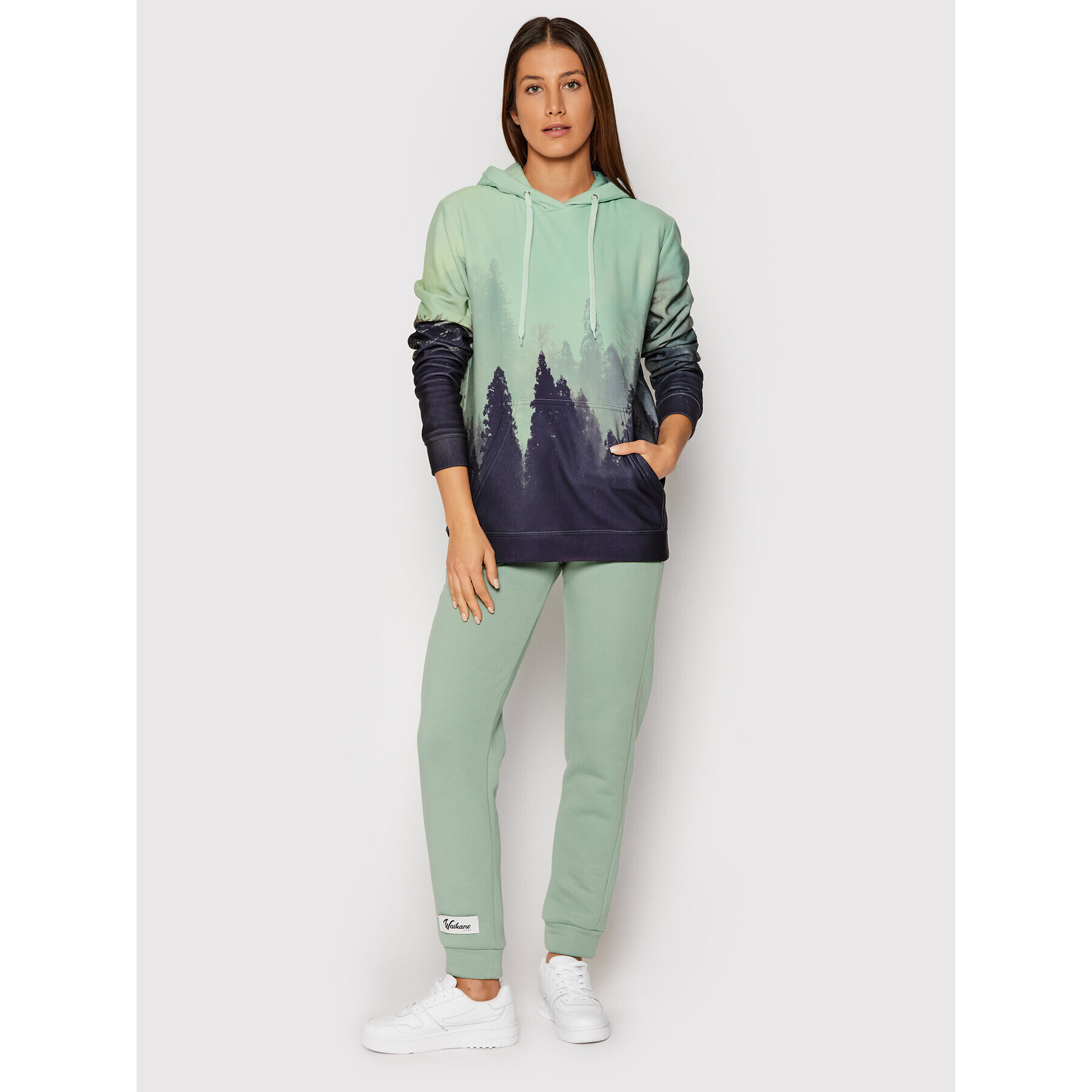 Mr. GUGU & Miss GO Суитшърт Unisex Old Forest Зелен Regular Fit - Pepit.bg