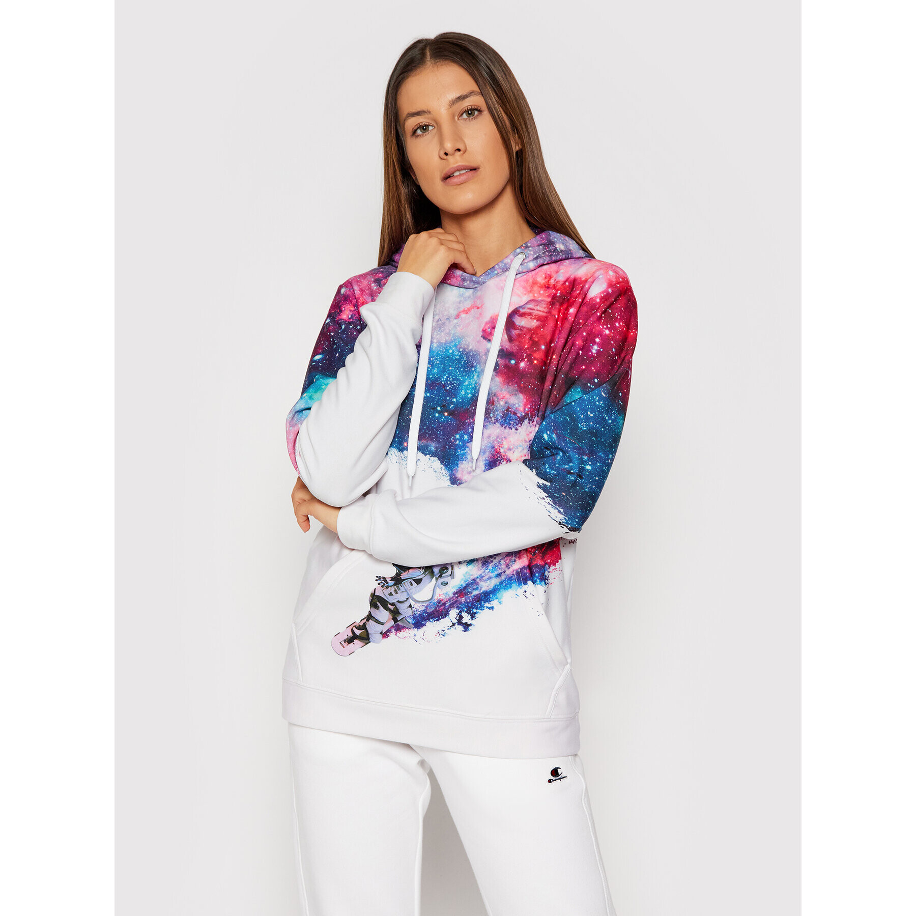 Mr. GUGU & Miss GO Суитшърт Unisex Surfing Cosmonaut Цветен Regular Fit - Pepit.bg