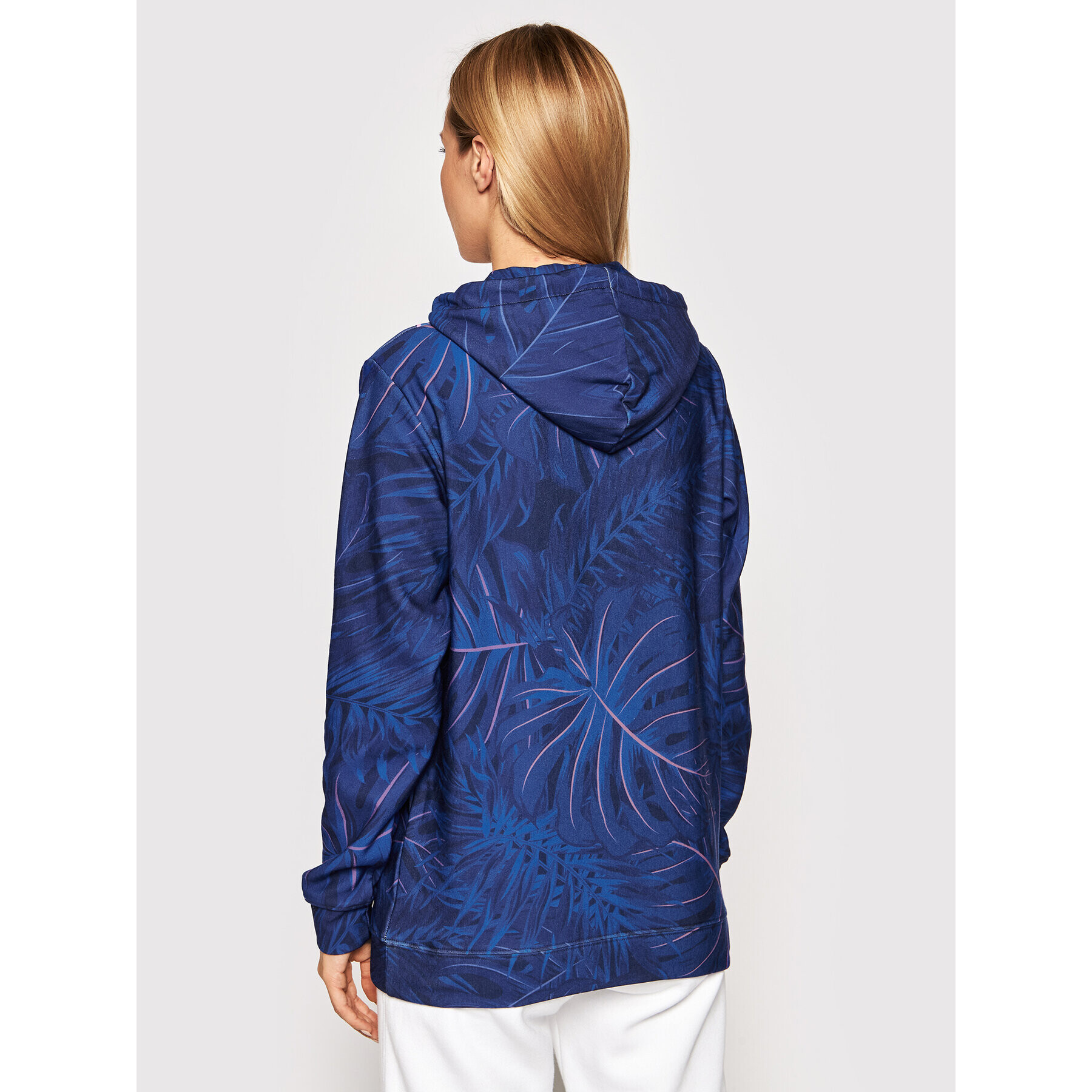 Mr. GUGU & Miss GO Суитшърт Unisex Tropical Dark Blue Тъмносин Regular Fit - Pepit.bg