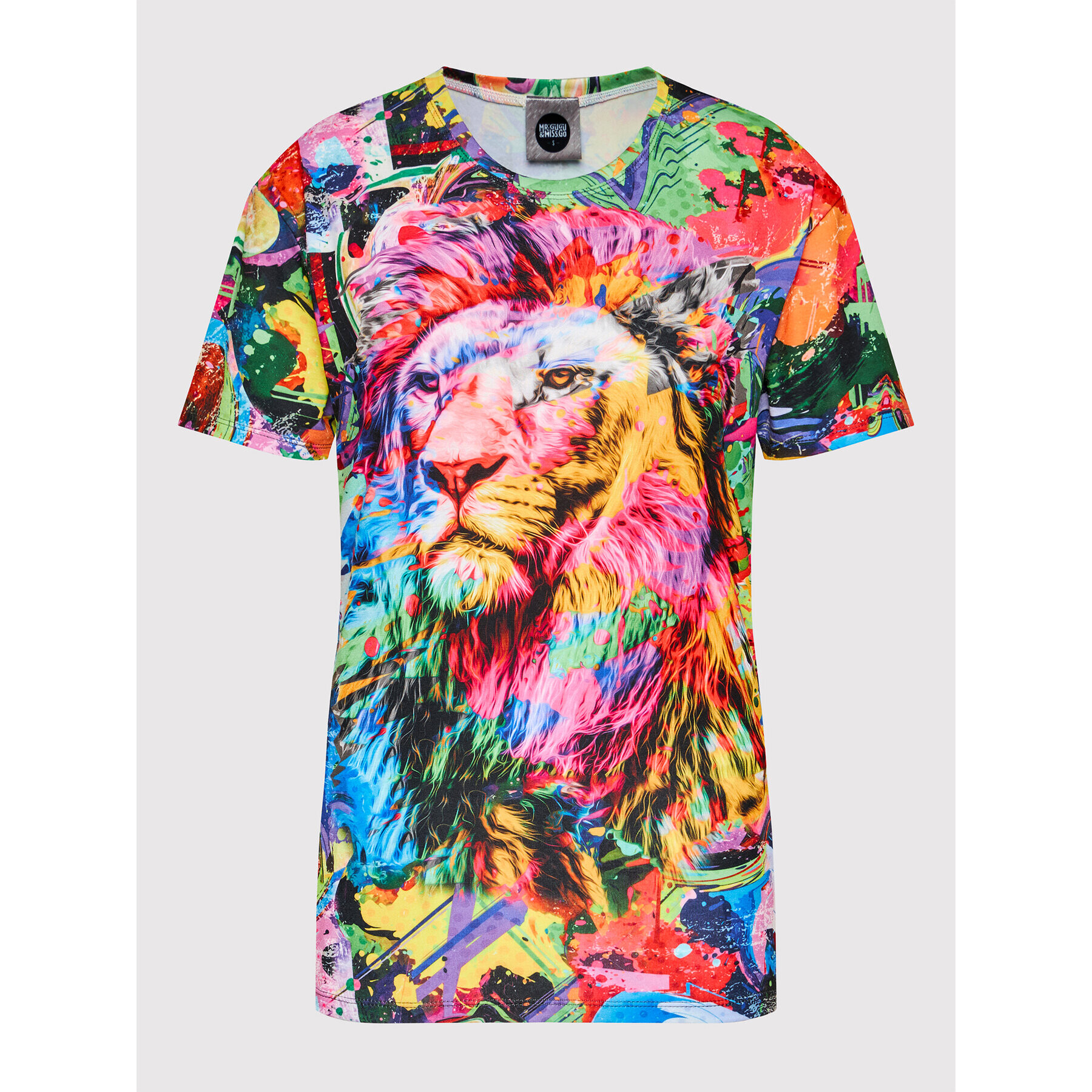 Mr. GUGU & Miss GO Тишърт Unisex Colorful Lion Цветен Regular Fit - Pepit.bg