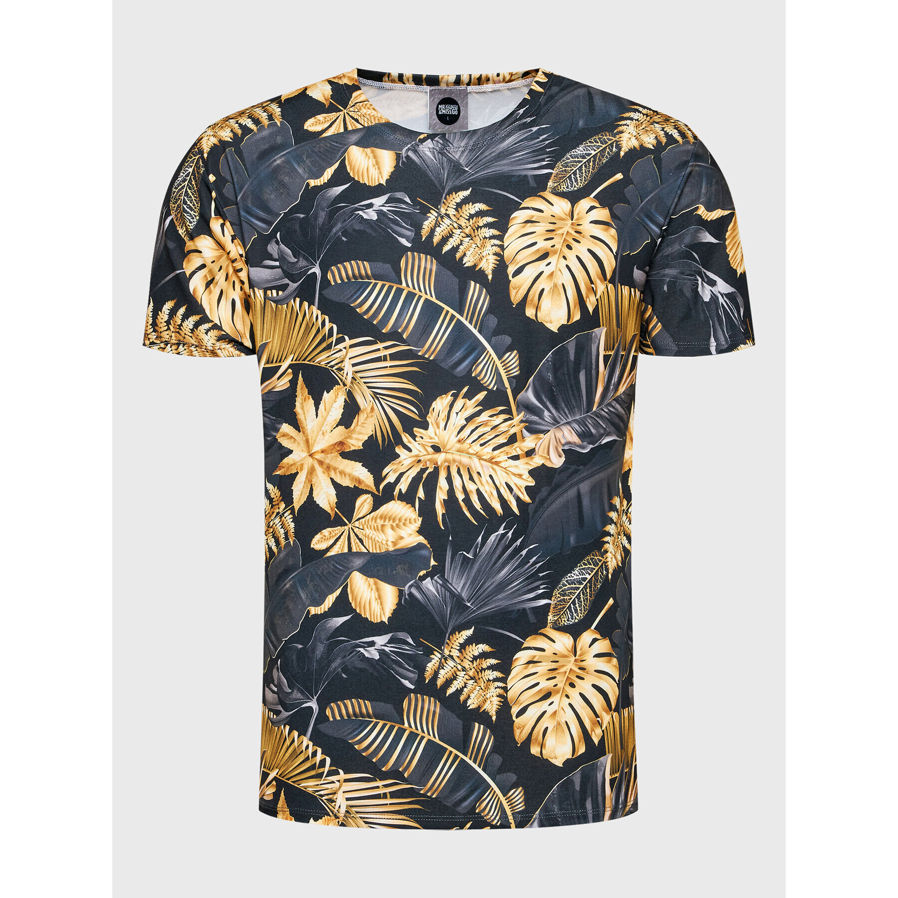 Mr. GUGU & Miss GO Тишърт Unisex Golden Tropic Цветен Regular Fit - Pepit.bg