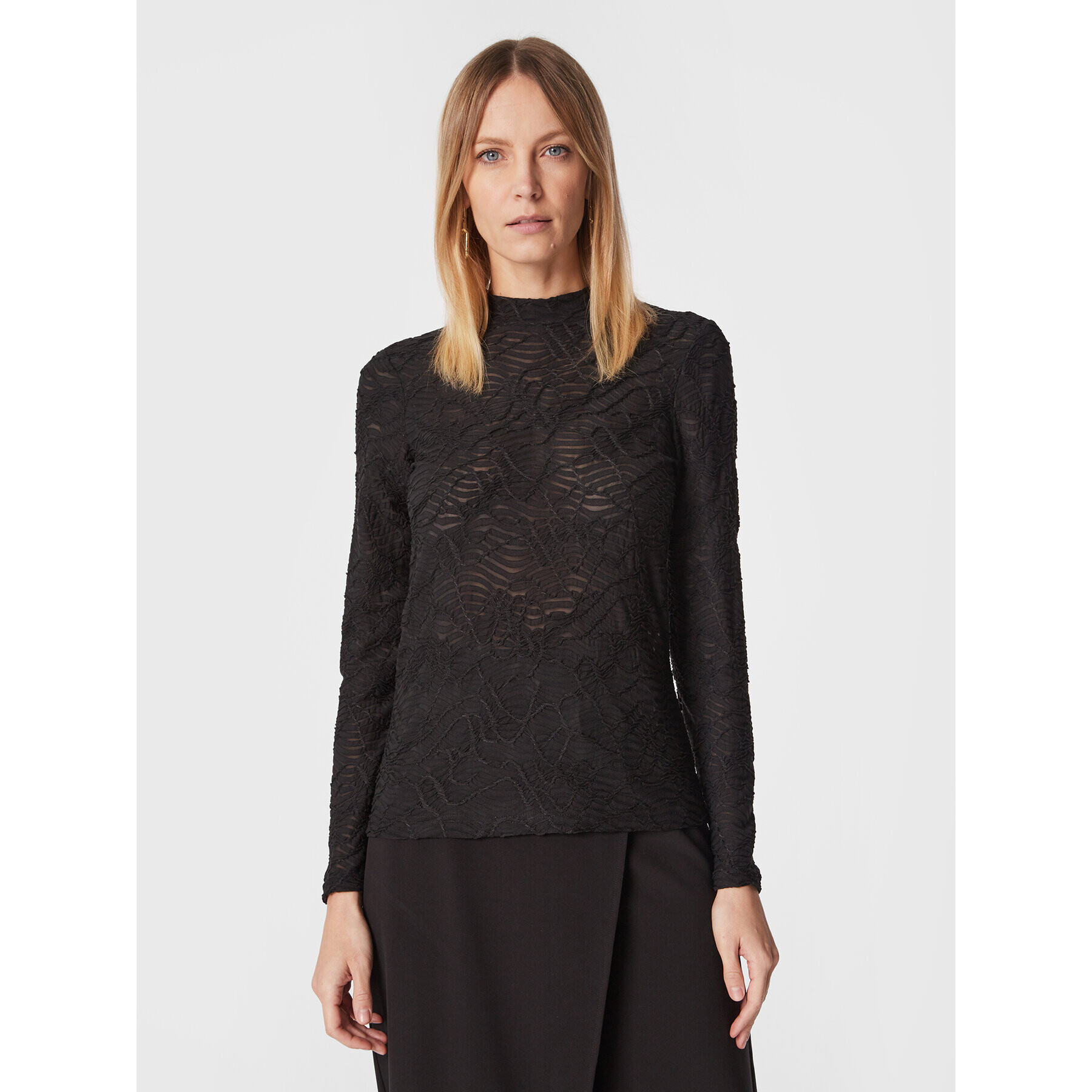 Moss Copenhagen Блуза Maleka 17089 Черен Regular Fit - Pepit.bg