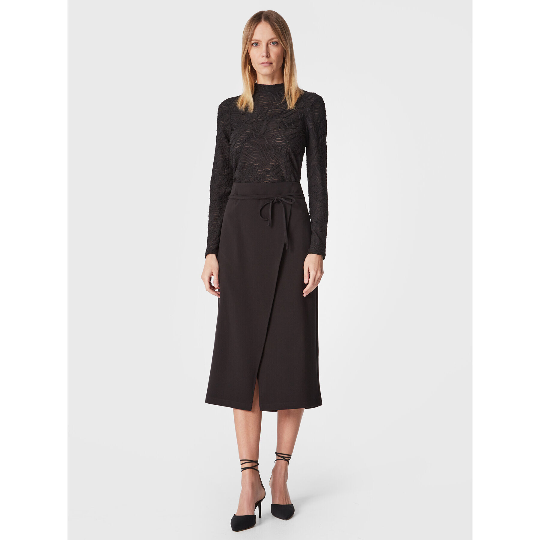 Moss Copenhagen Блуза Maleka 17089 Черен Regular Fit - Pepit.bg