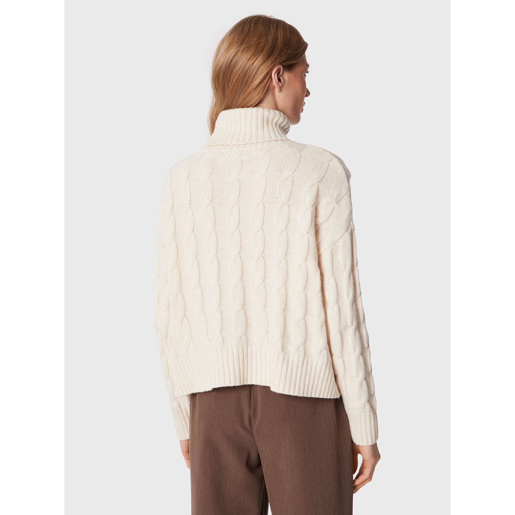 Moss Copenhagen Поло Rahima Latifa 16895 Екрю Regular Fit - Pepit.bg
