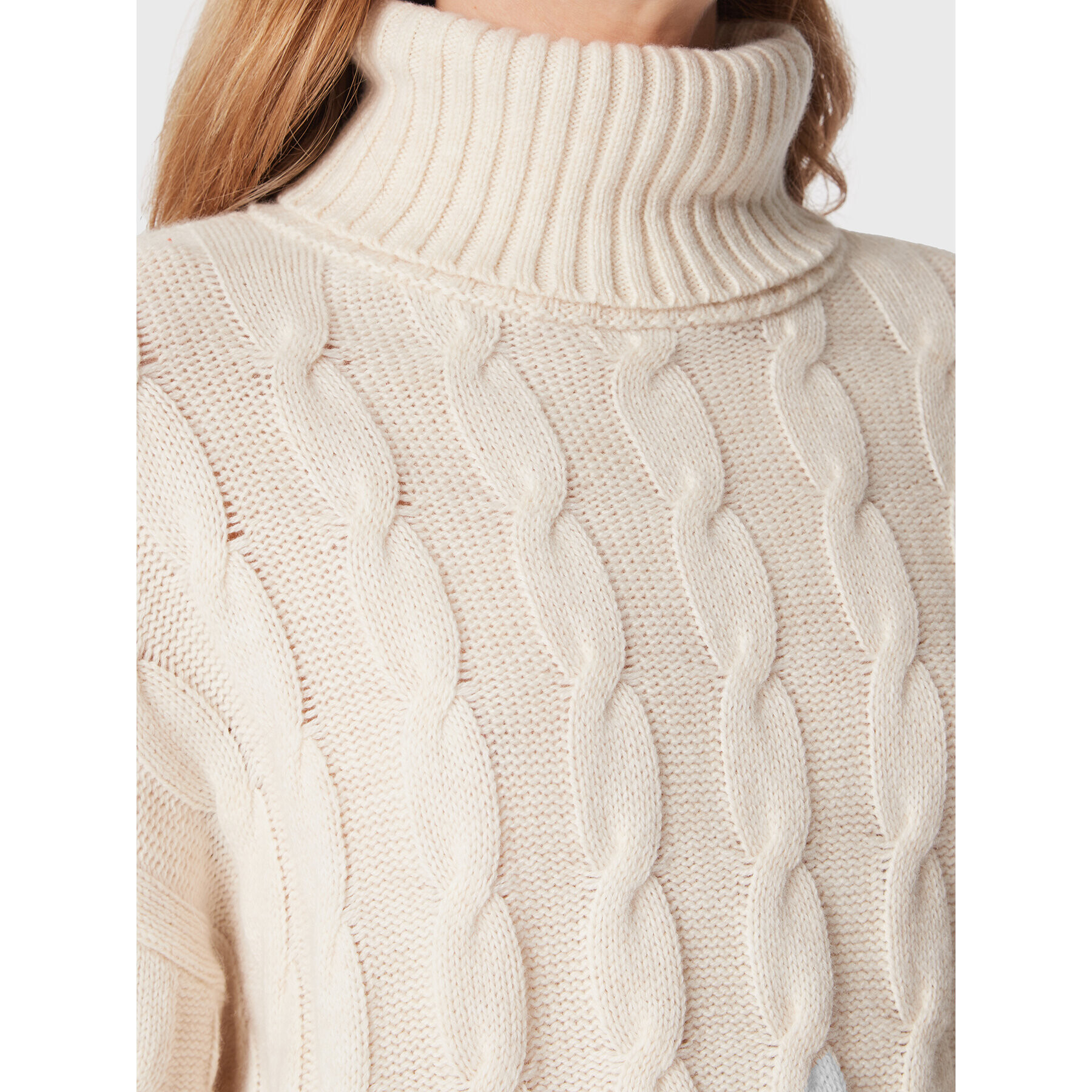 Moss Copenhagen Поло Rahima Latifa 16895 Екрю Regular Fit - Pepit.bg