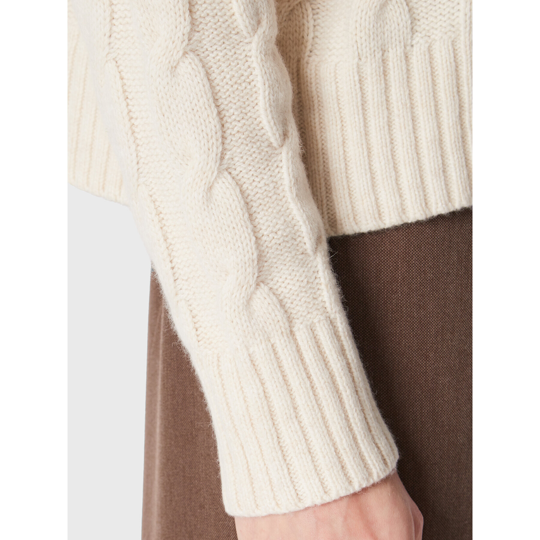 Moss Copenhagen Поло Rahima Latifa 16895 Екрю Regular Fit - Pepit.bg