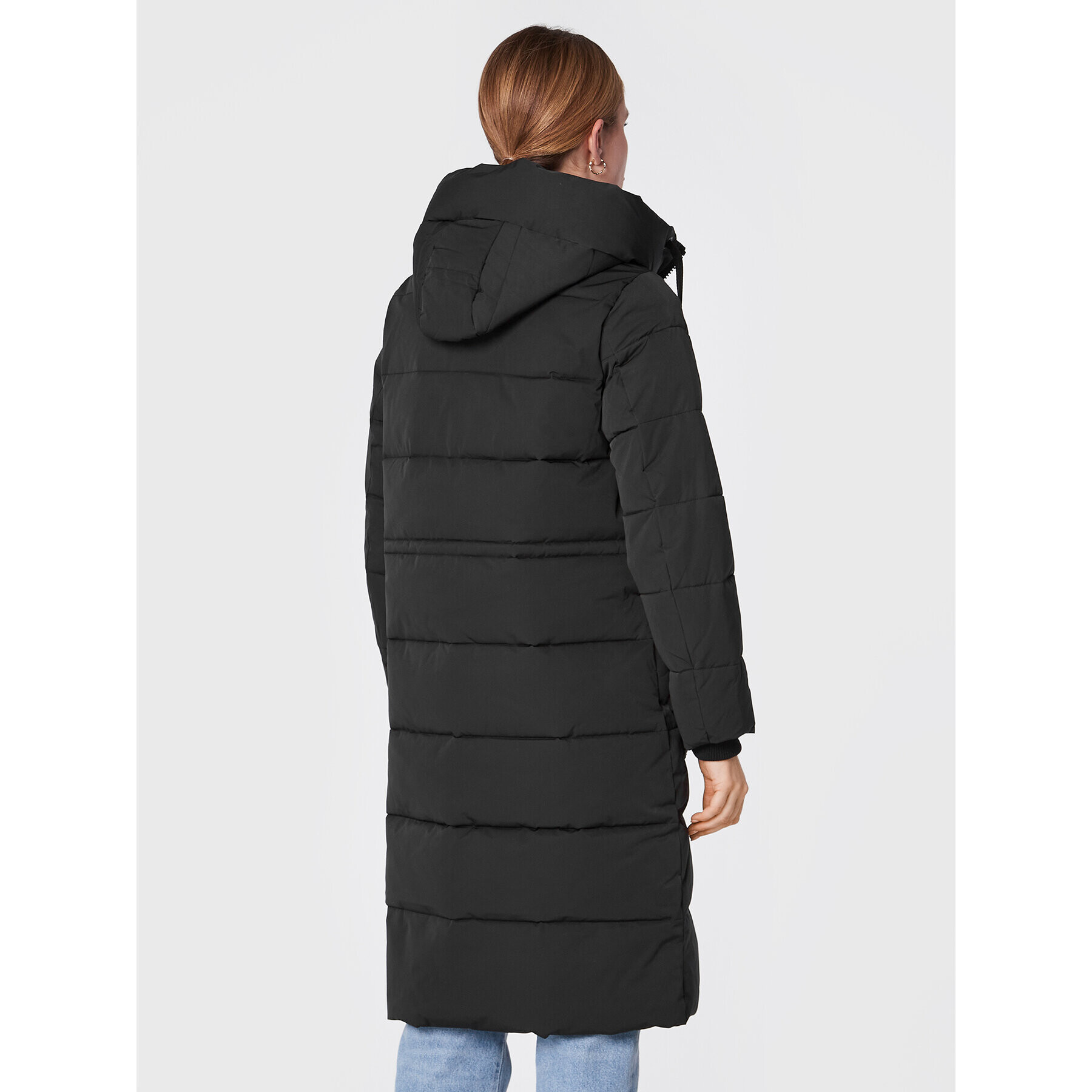 Moss Copenhagen Пухено яке Pavinaria 17220 Черен Regular Fit - Pepit.bg