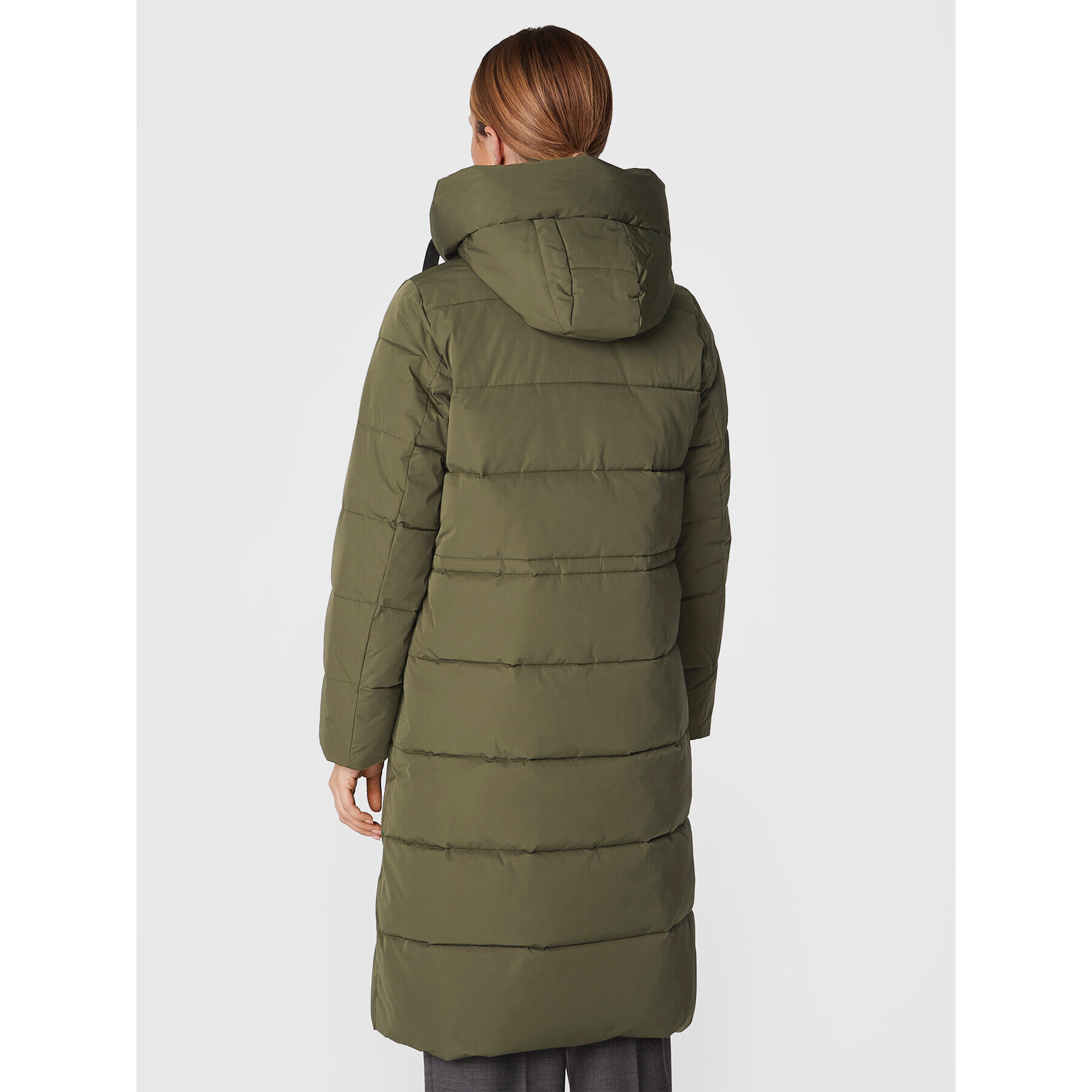 Moss Copenhagen Пухено яке Pavinaria 17220 Зелен Regular Fit - Pepit.bg