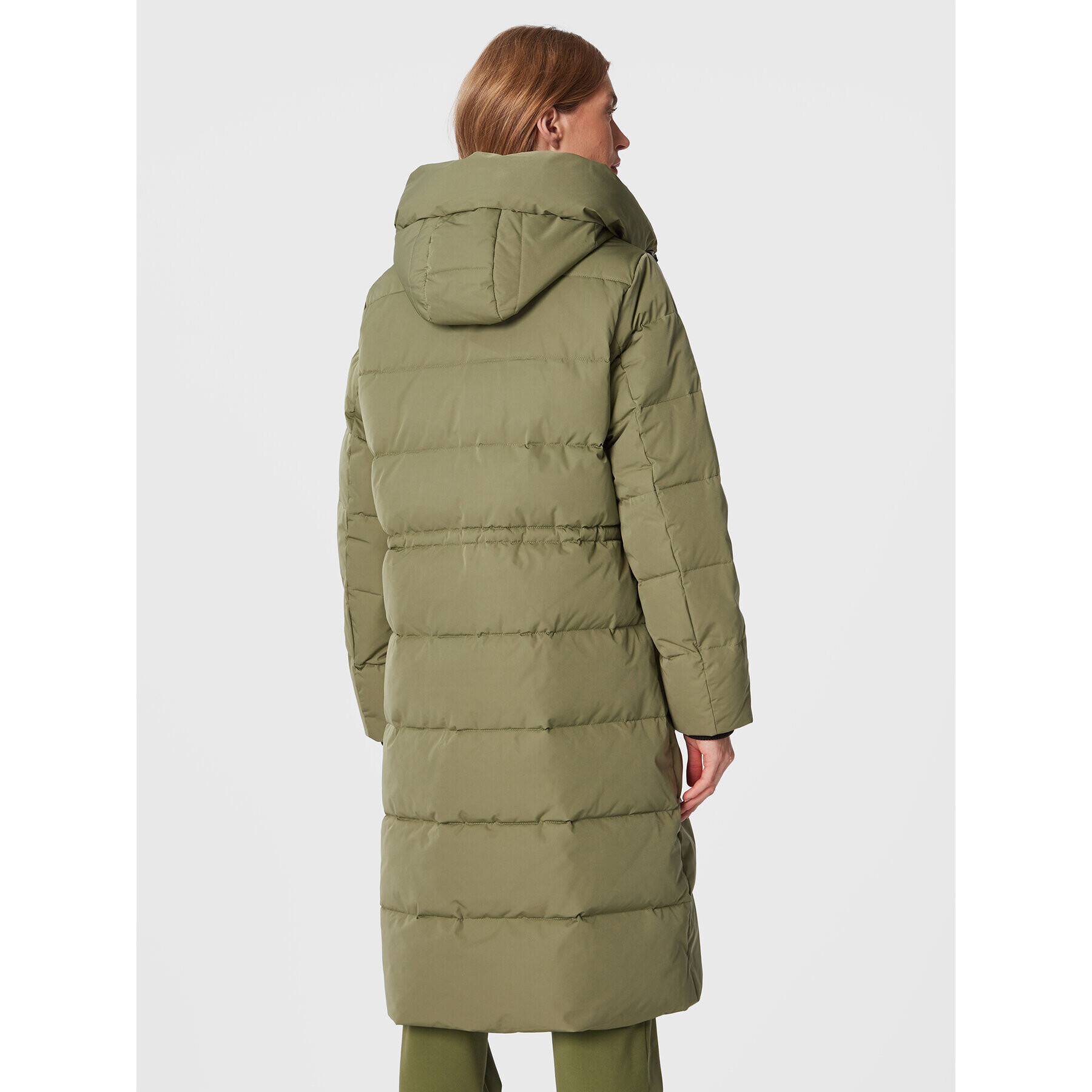 Moss Copenhagen Пухено яке Pavine 16871 Зелен Oversize - Pepit.bg