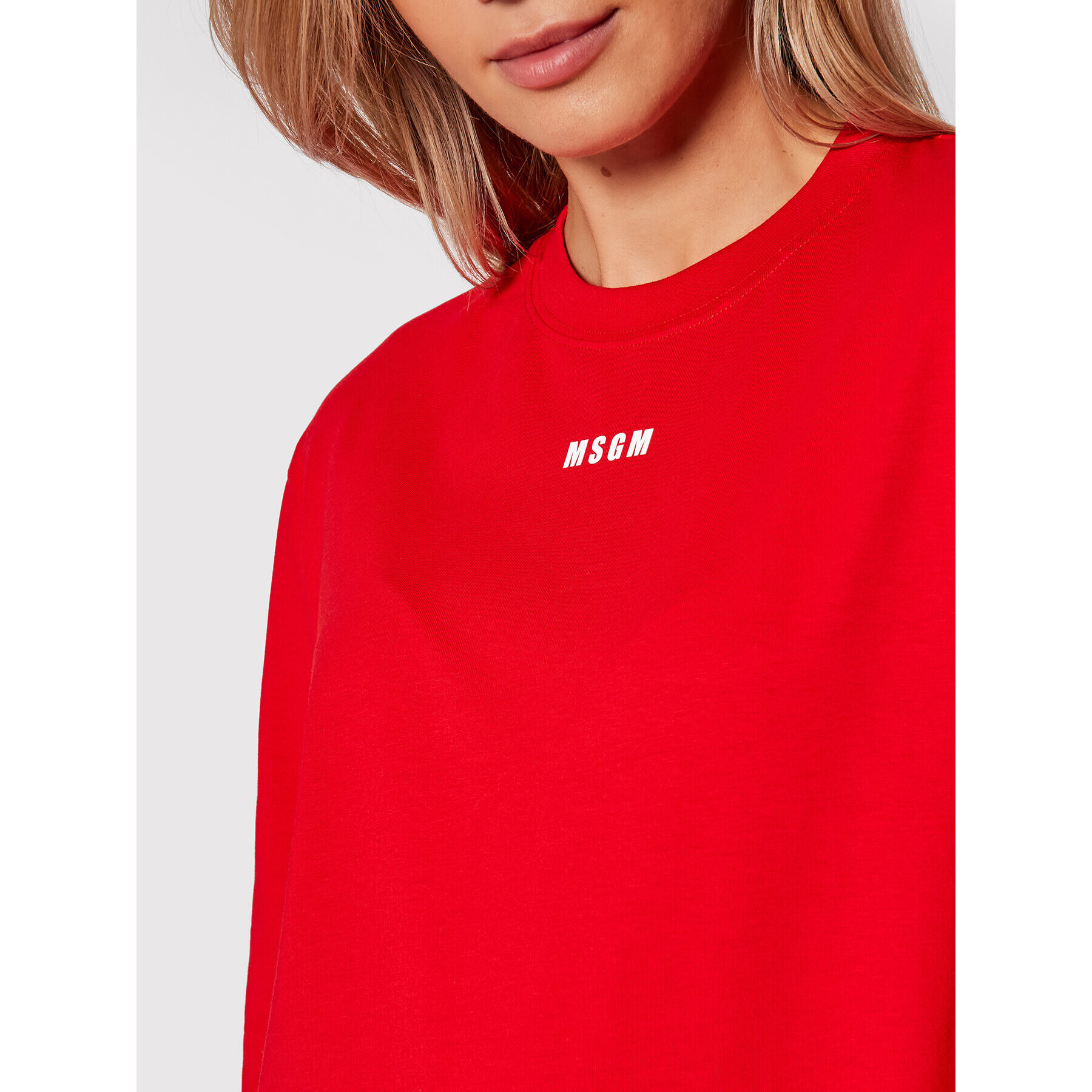 MSGM Блуза 2000MDM501 200002 Червен Regular Fit - Pepit.bg