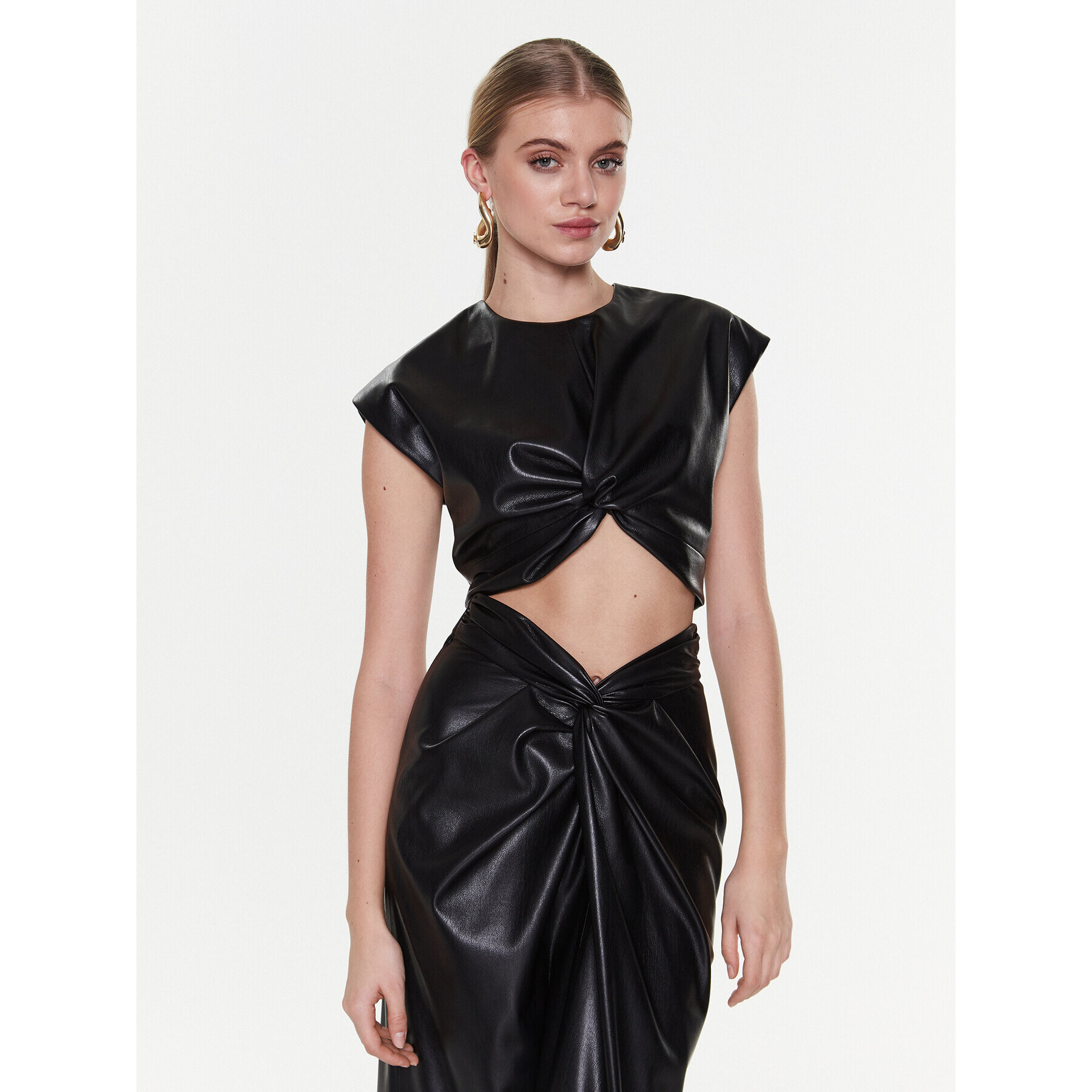 MSGM Блуза 3441MDT08 237110 Черен Regular Fit - Pepit.bg