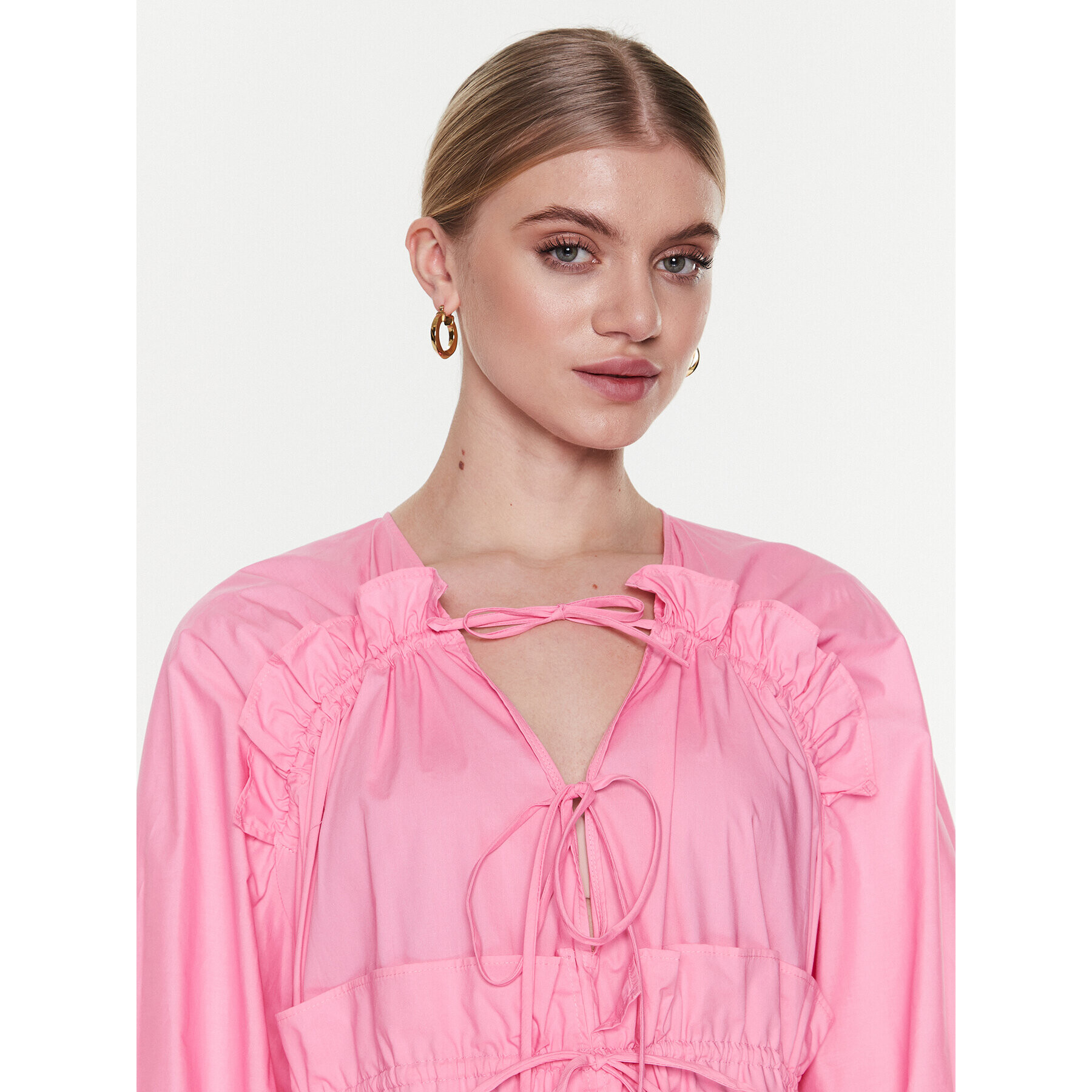 MSGM Ежедневна рокля 3441MDA03 237125 Розов Regular Fit - Pepit.bg