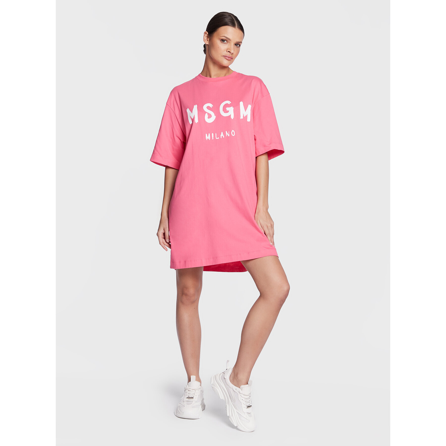 MSGM Ежедневна рокля 3441MDA510 237002 Розов Regular Fit - Pepit.bg