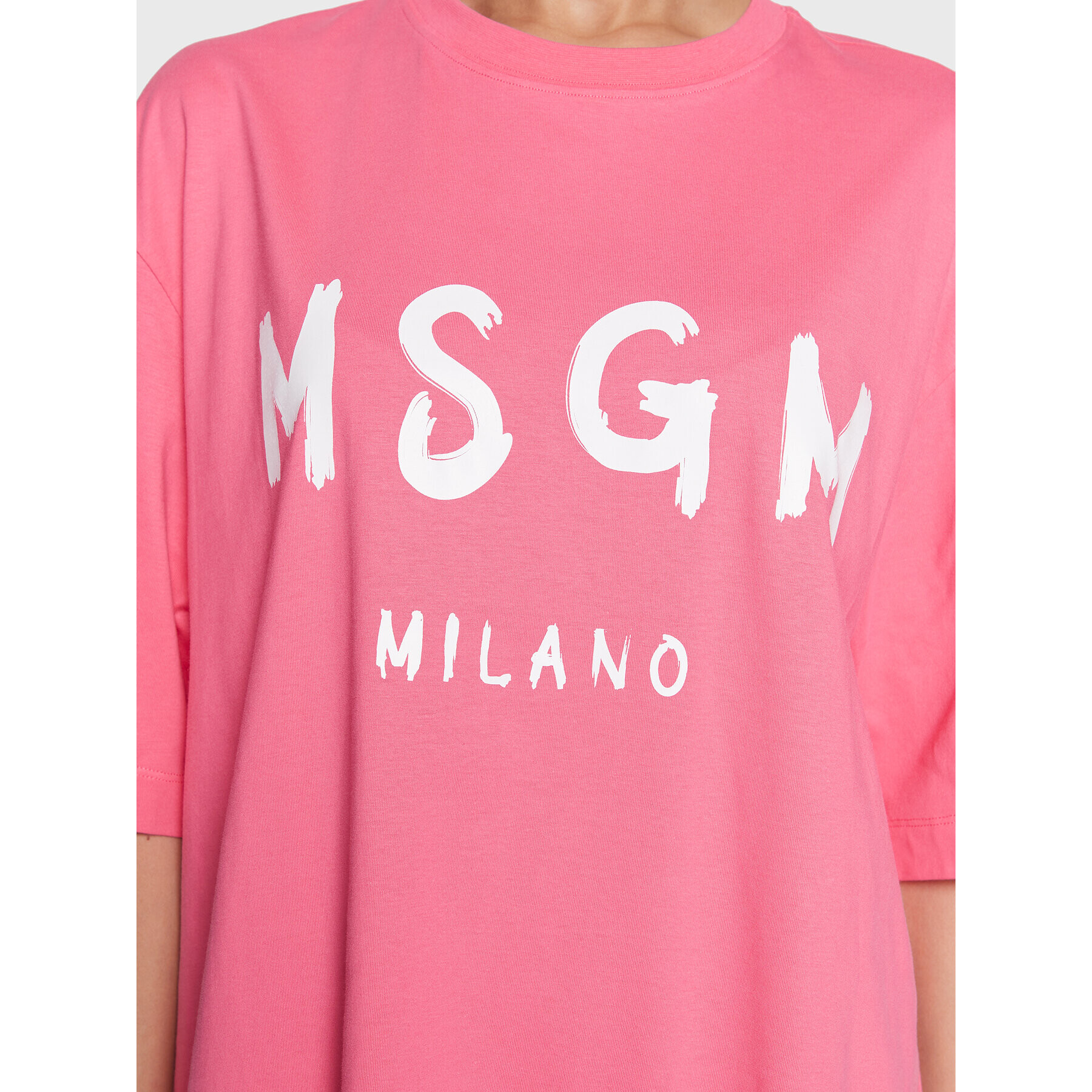 MSGM Ежедневна рокля 3441MDA510 237002 Розов Regular Fit - Pepit.bg