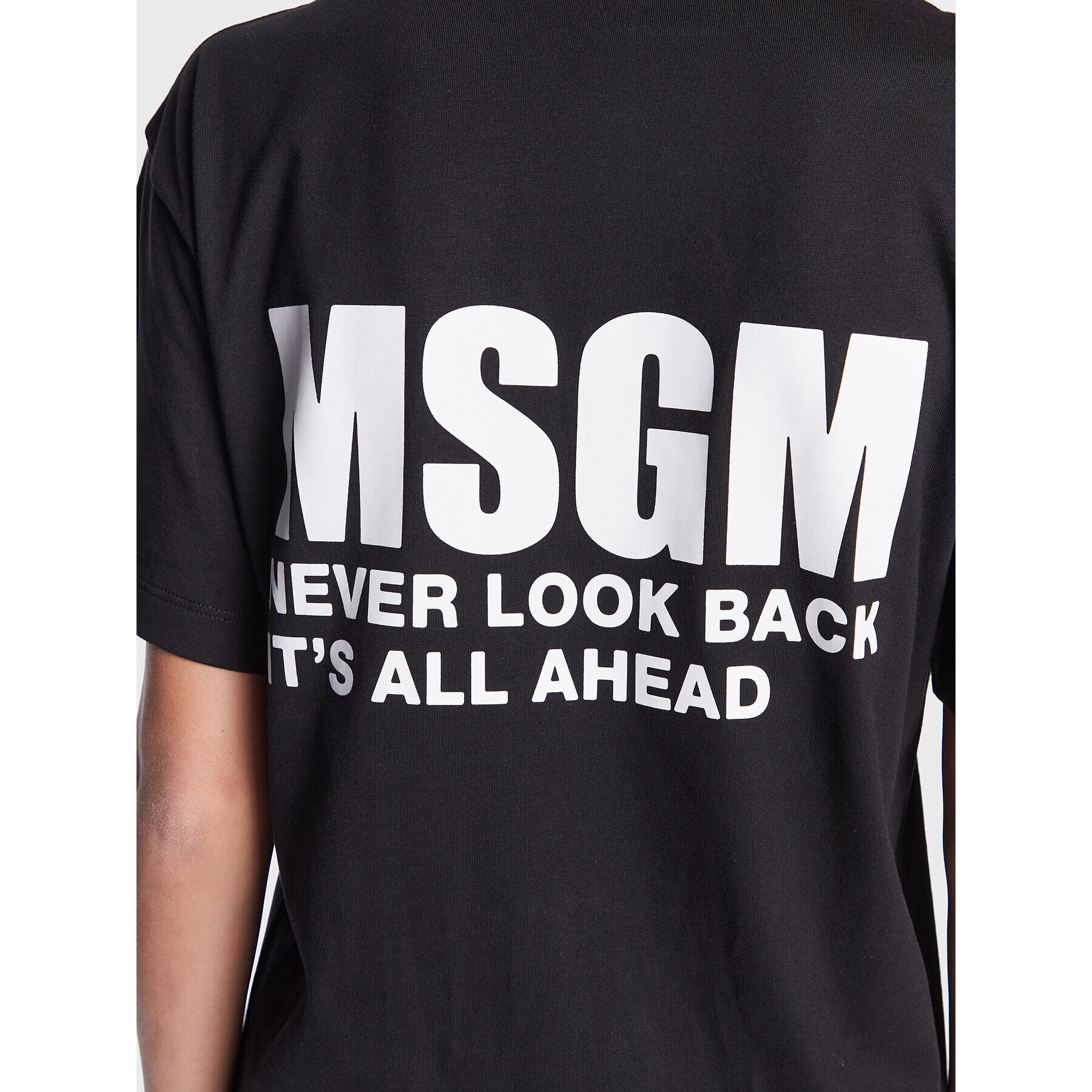 MSGM Ежедневна рокля 3441MDA82 237002 Черен Regular Fit - Pepit.bg