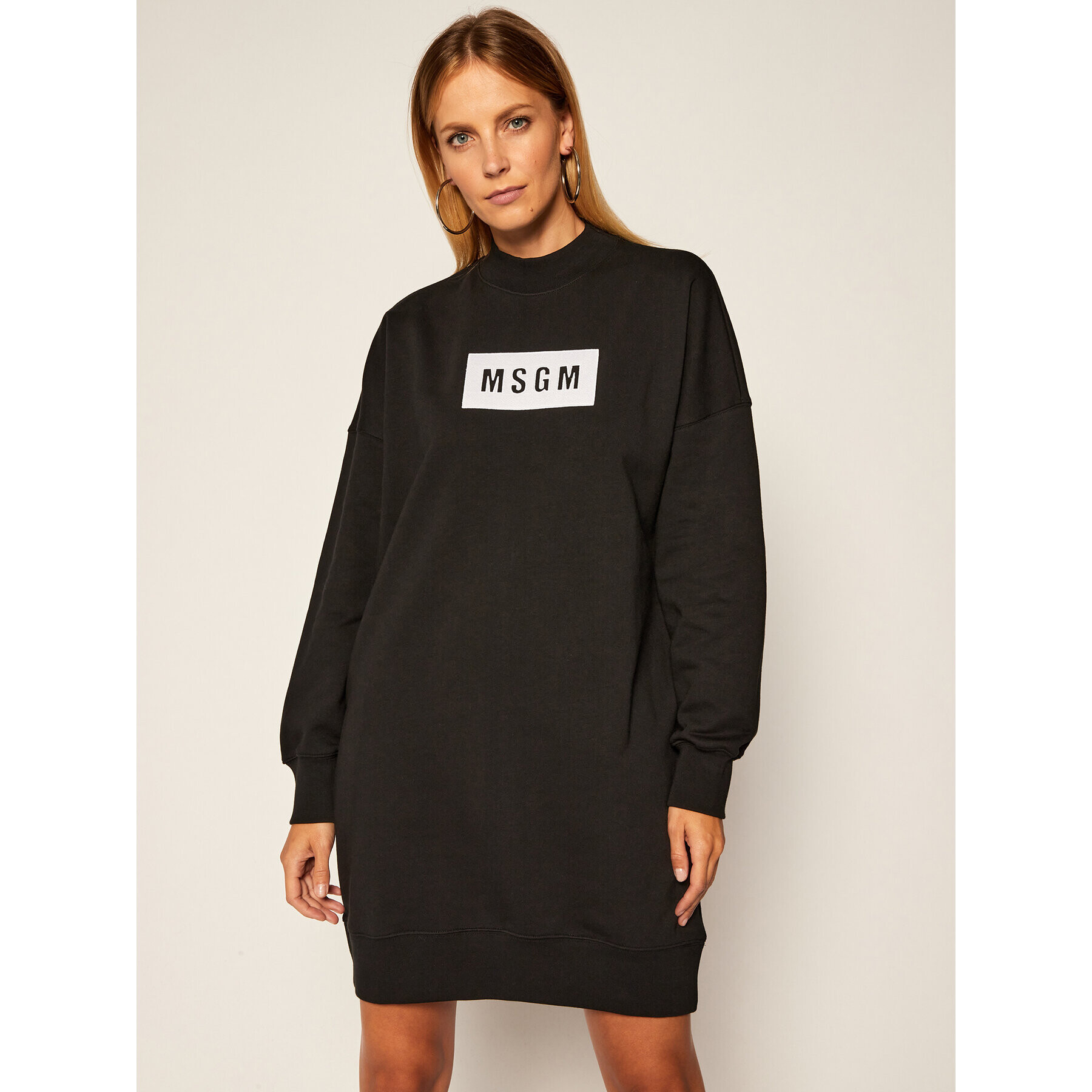 MSGM Плетена рокля 2941MDA79 207799 Черен Regular Fit - Pepit.bg