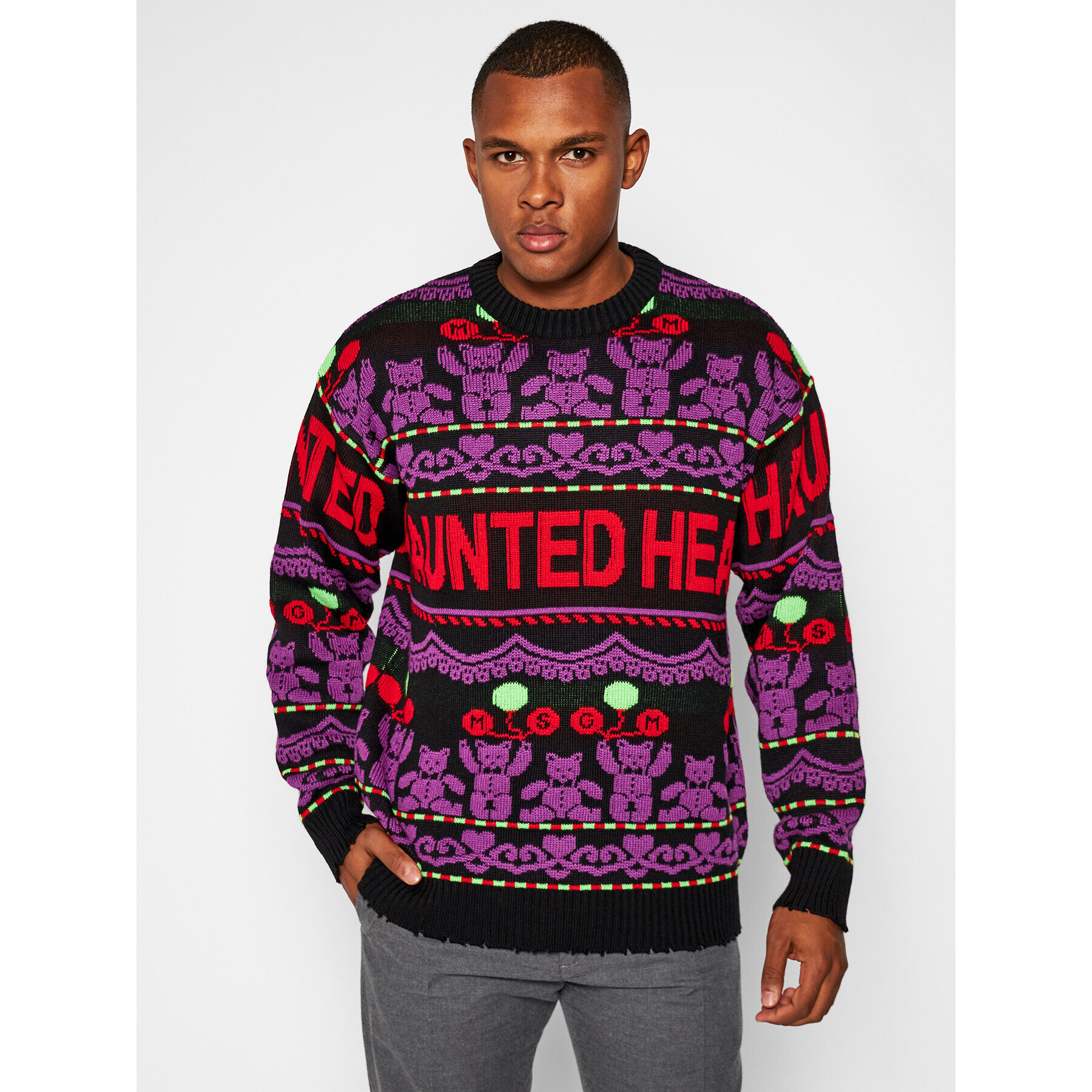 MSGM Пуловер 2940MM132 207569 Цветен Regular Fit - Pepit.bg