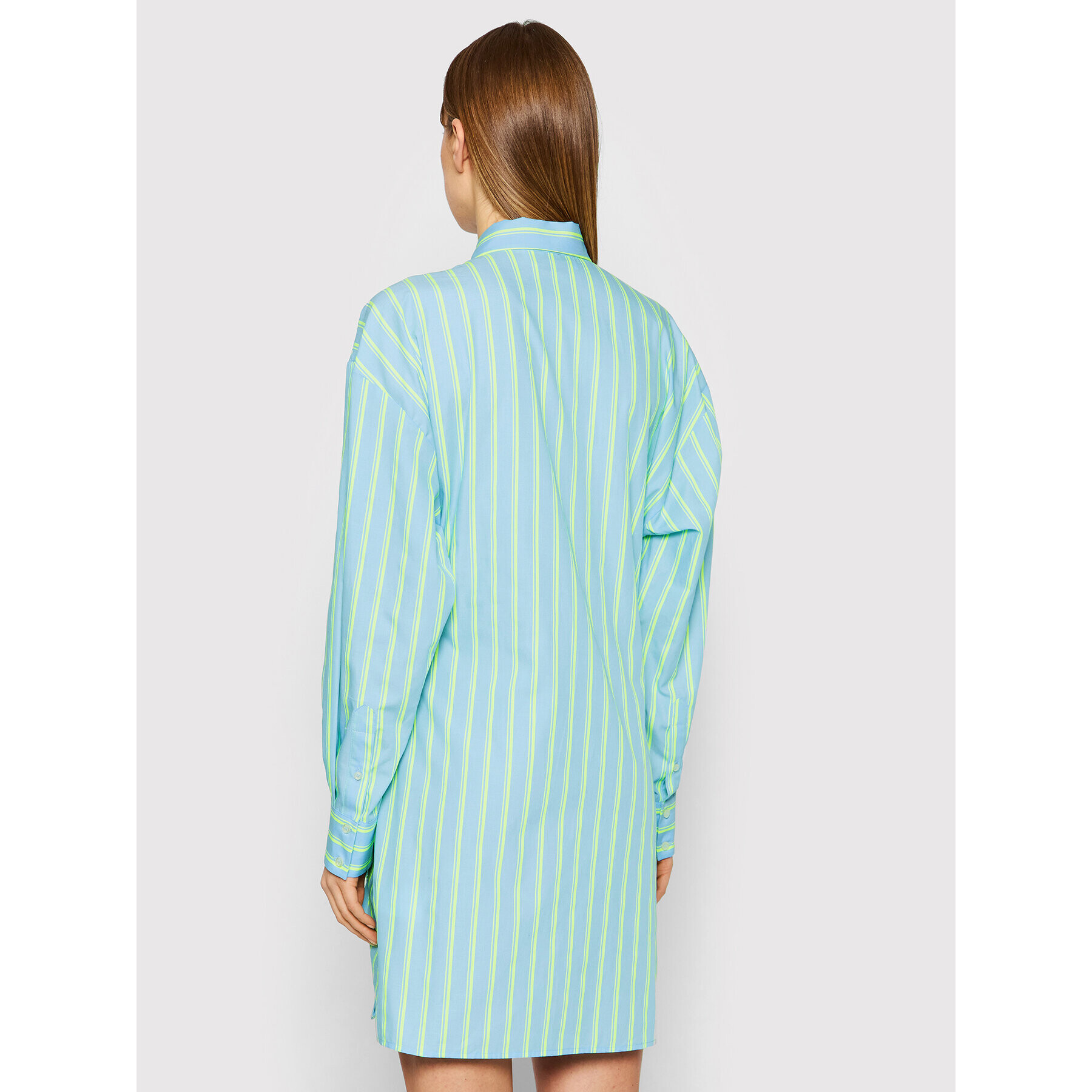 MSGM Рокля тип риза 3241MDA22A 227005 Син Regular Fit - Pepit.bg