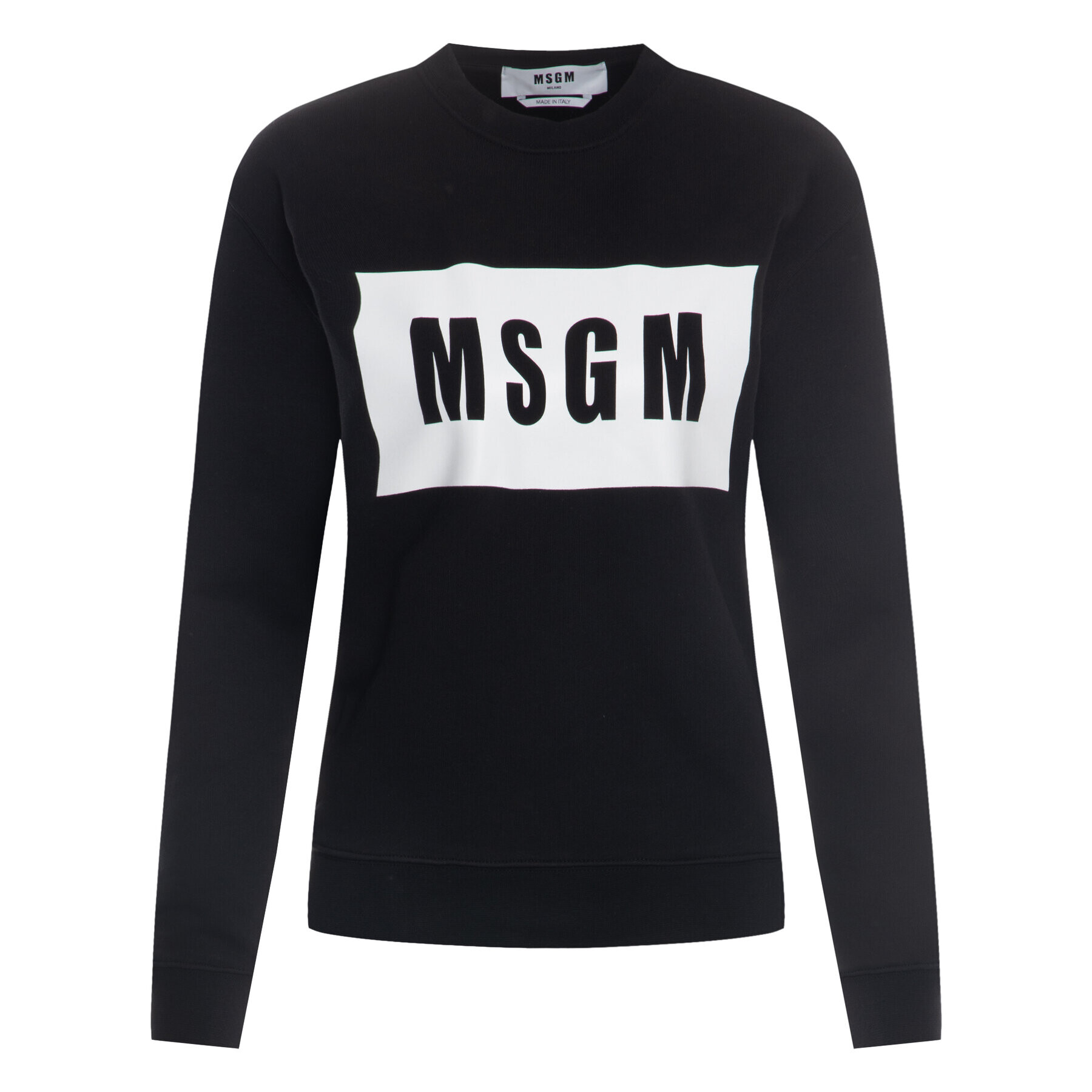 MSGM Суитшърт 2841MDM96 207299 99 Черен Regular Fit - Pepit.bg