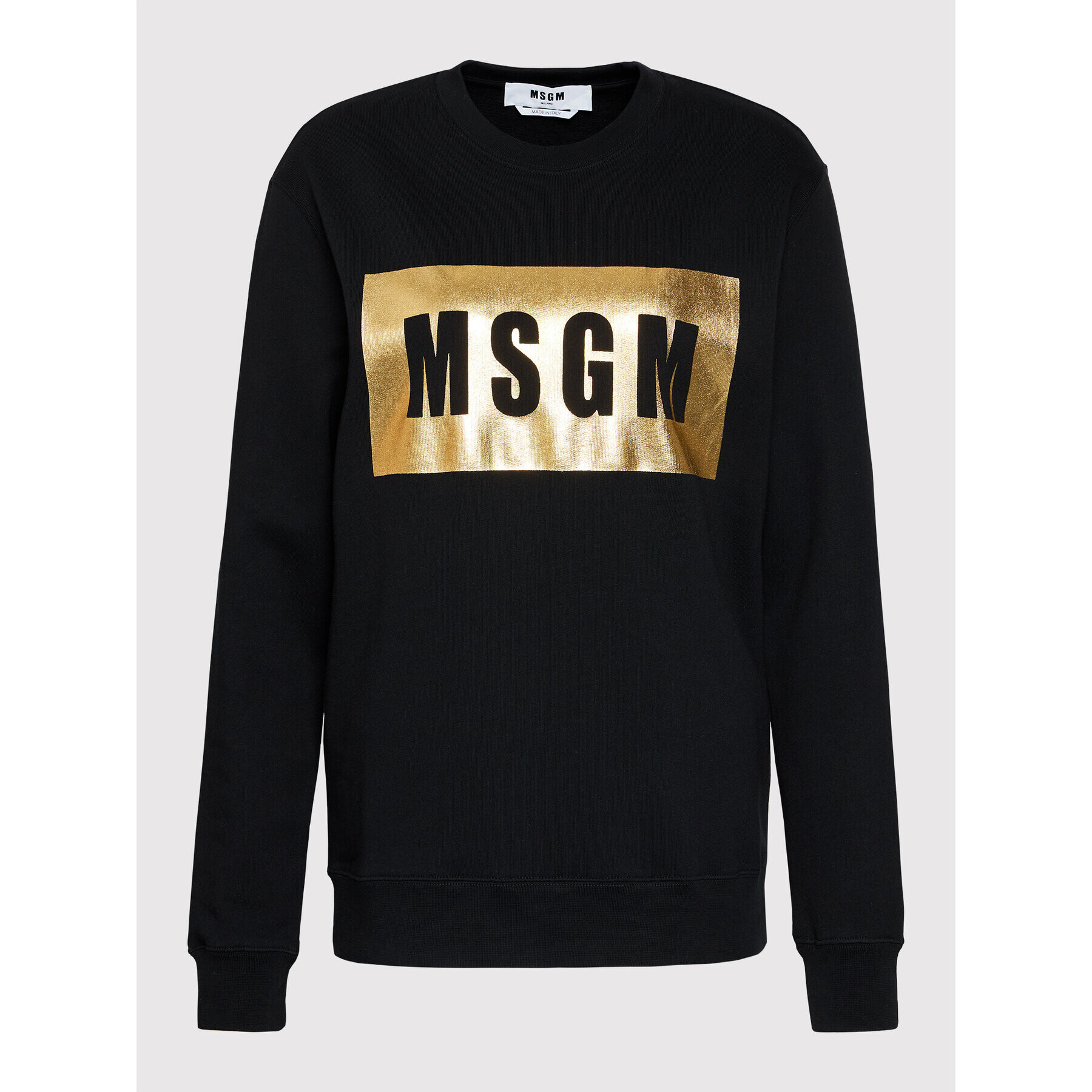 MSGM Суитшърт 3141MDM523M 217799 Черен Regular Fit - Pepit.bg