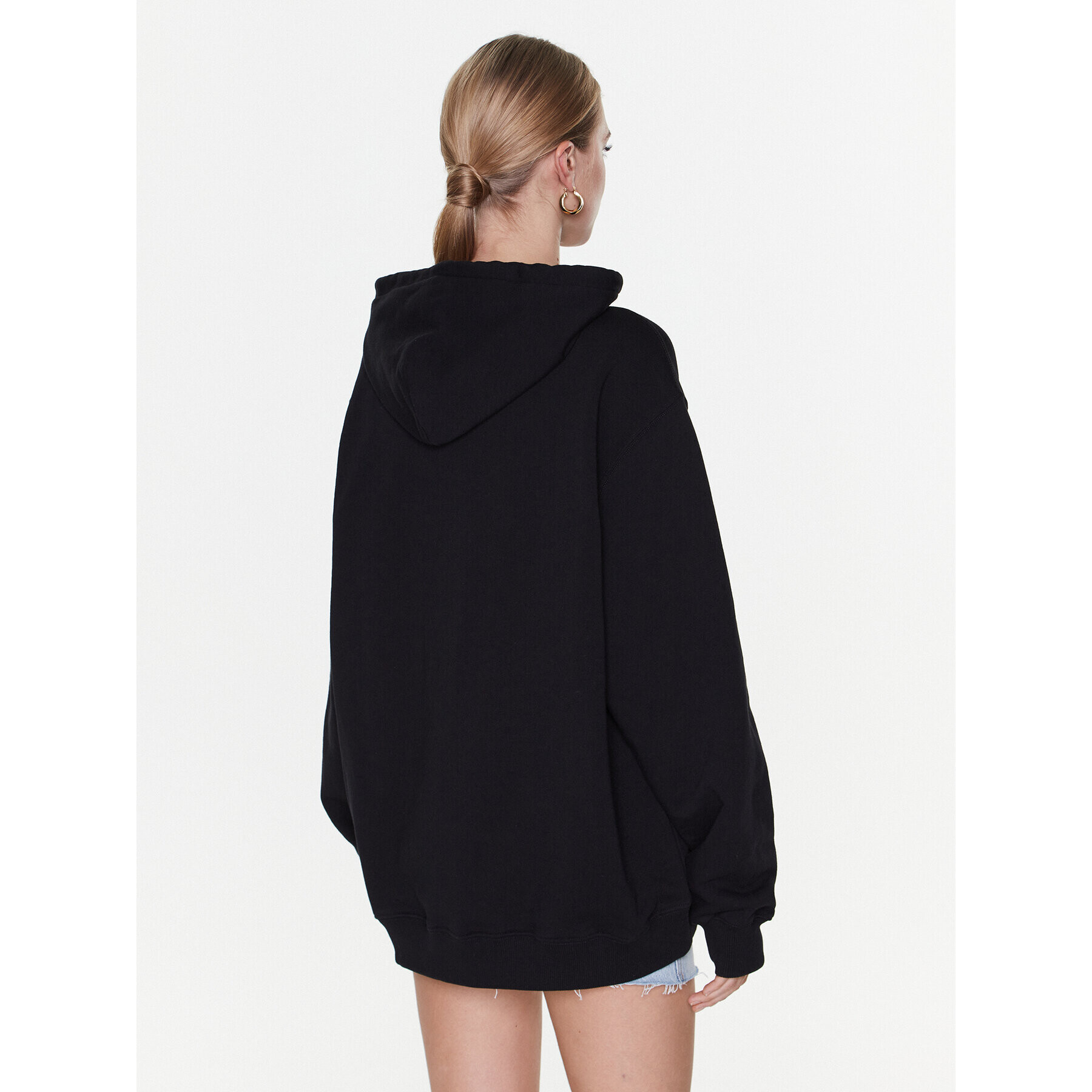 MSGM Суитшърт 3441MDM214 237000 Черен Relaxed Fit - Pepit.bg