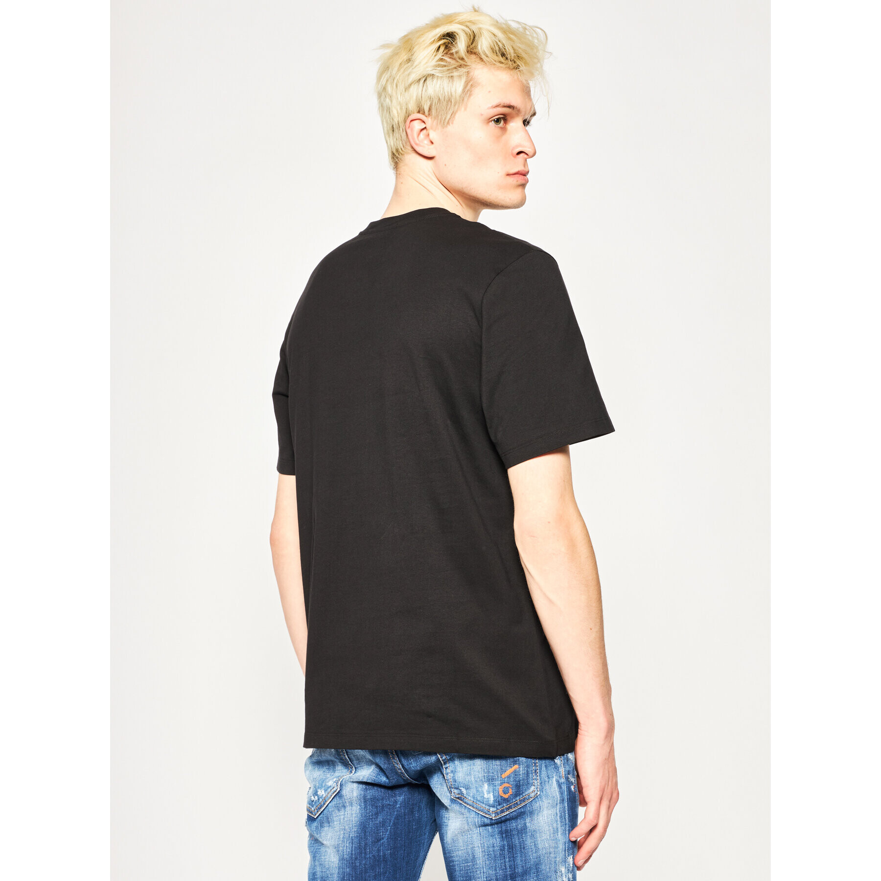 MSGM Тишърт 2840MM230 207098 Черен Regular Fit - Pepit.bg