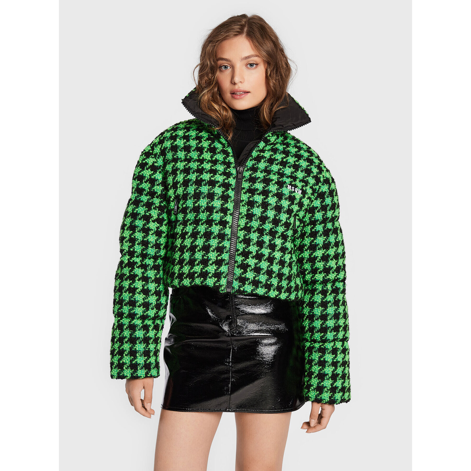 MSGM Зимно яке 3341MDH27X 227607 Зелен Regular Fit - Pepit.bg