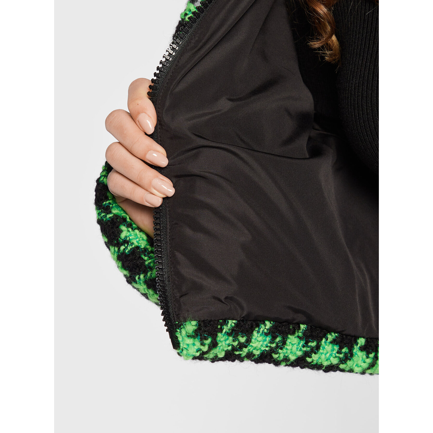 MSGM Зимно яке 3341MDH27X 227607 Зелен Regular Fit - Pepit.bg