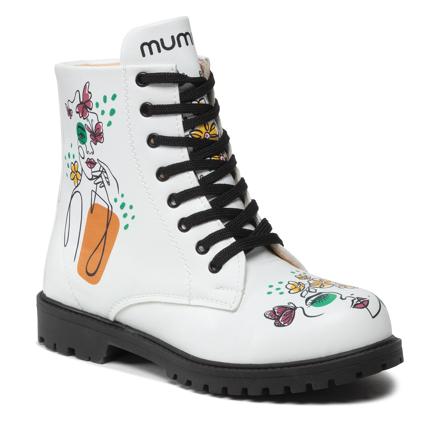 Mumka Боти BOTA21-018 Бял - Pepit.bg