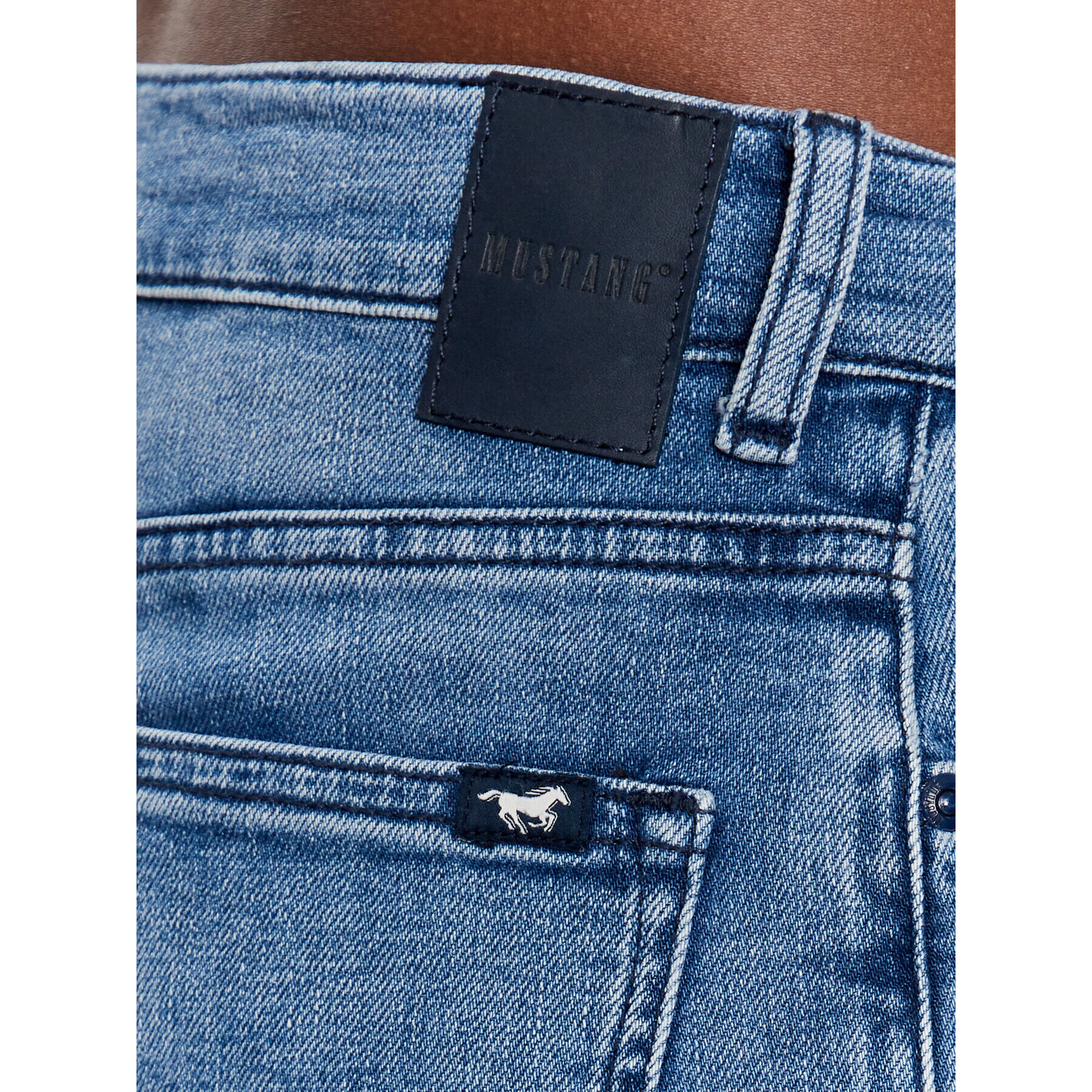 Mustang Дънки Brooks 1013445 Син Relaxed Fit - Pepit.bg