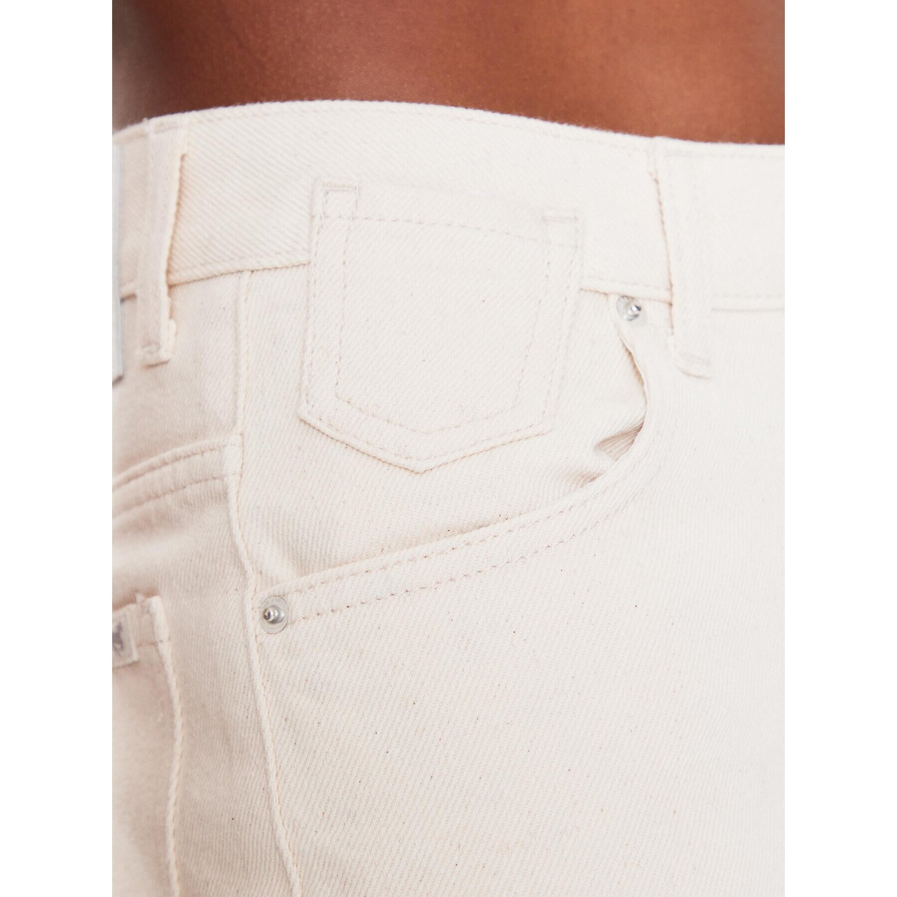 Mustang Дънки Charlotte 1013454 Екрю Tapered Fit - Pepit.bg