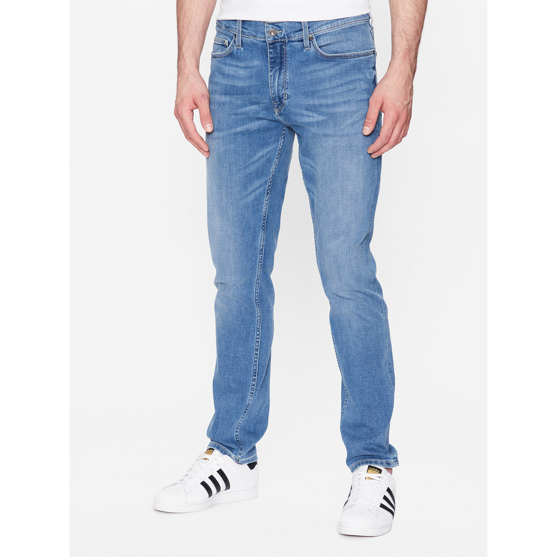 Mustang Дънки Frisco 1013415 Син Slim Fit - Pepit.bg