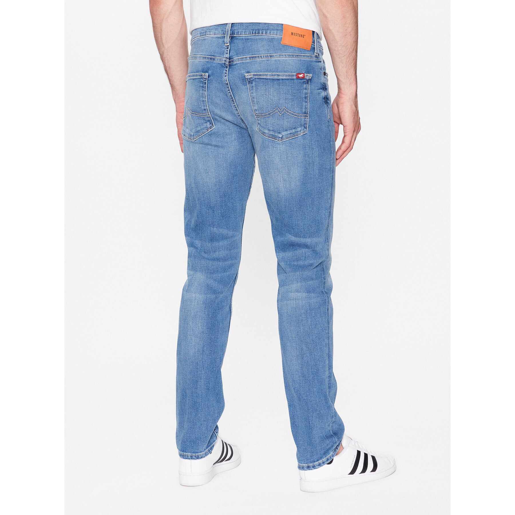 Mustang Дънки Frisco 1013415 Син Slim Fit - Pepit.bg
