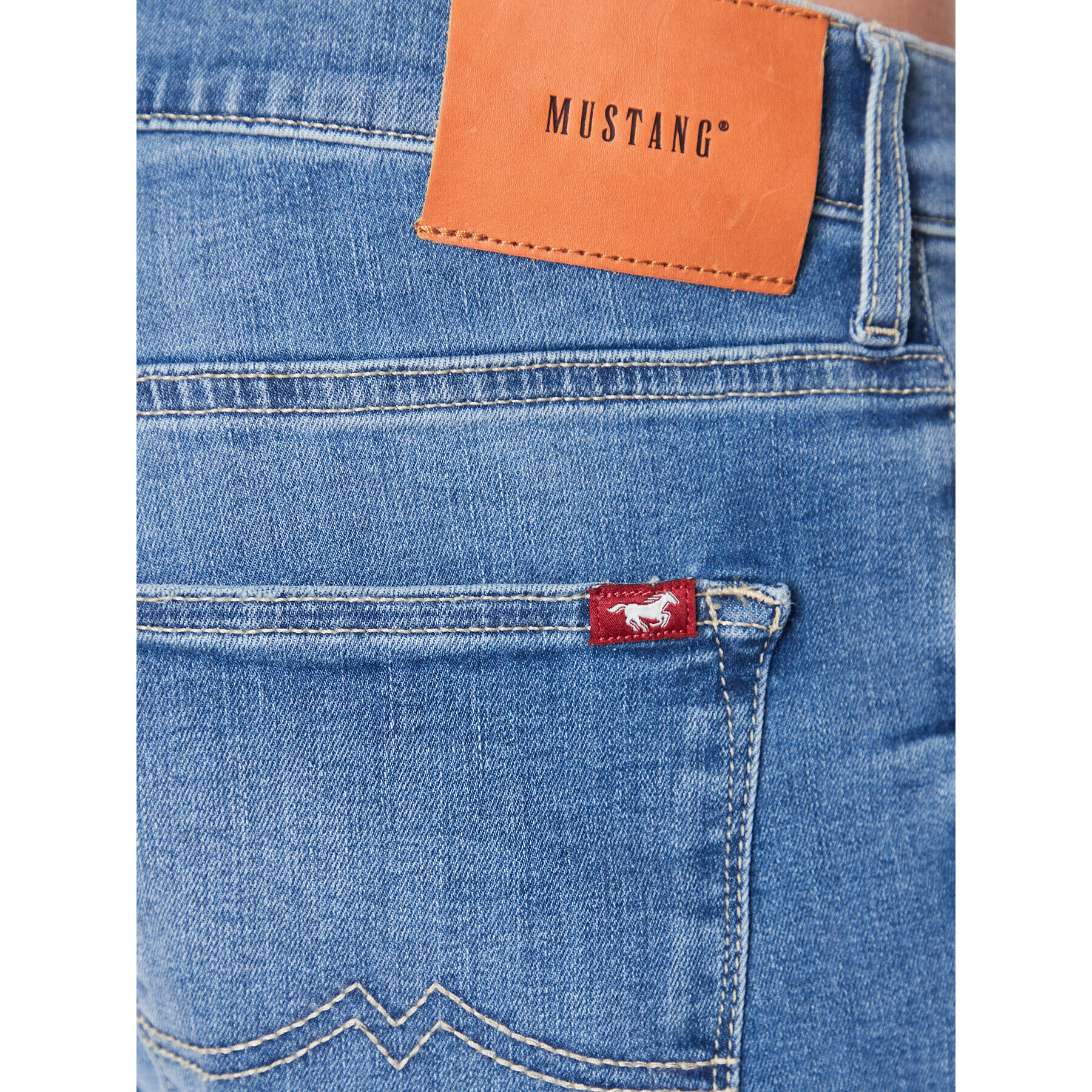 Mustang Дънки Frisco 1013415 Син Slim Fit - Pepit.bg